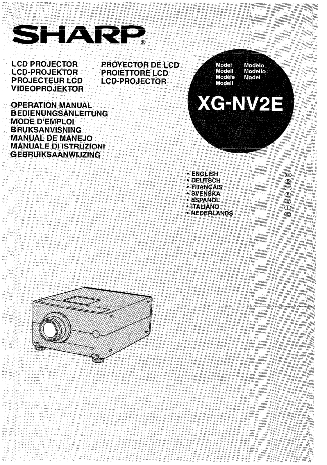 Sharp XG-NV2E Manual