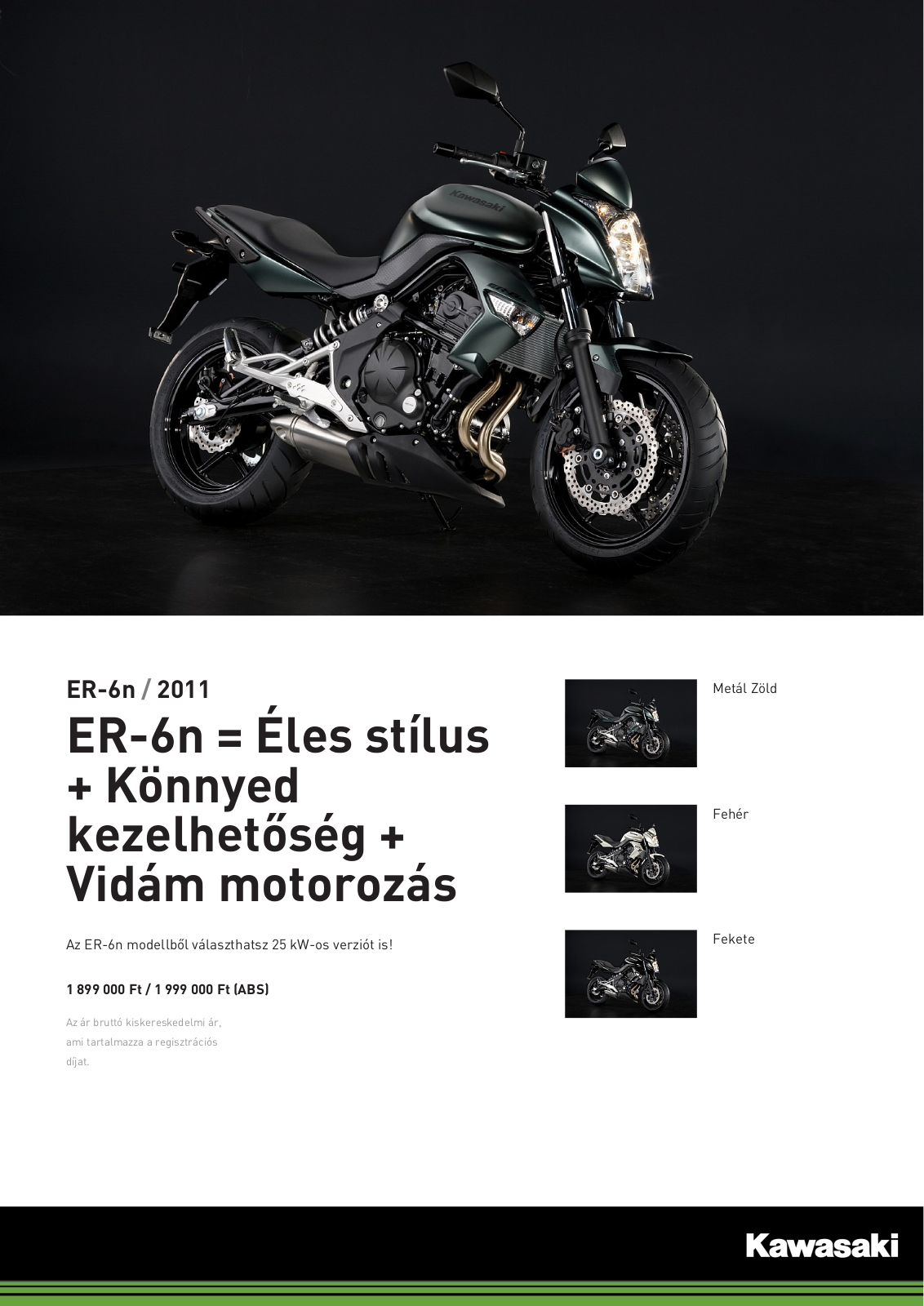 Kawasaki ER-6N Brochure