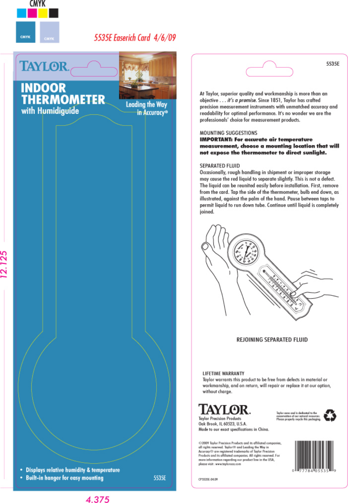 Taylor 5535E User Manual