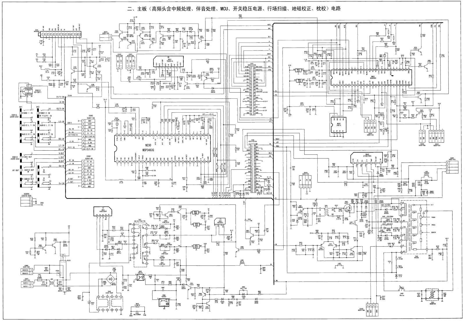 KONKA P32FG298 Schematic