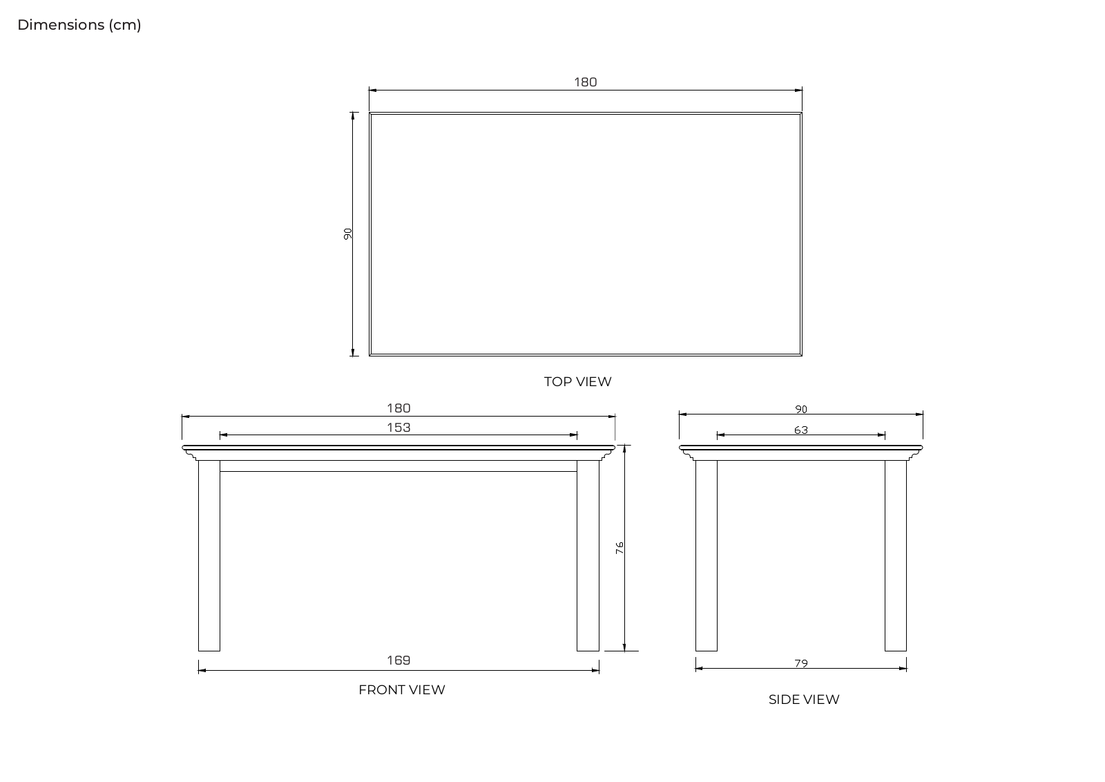 Sand & Stable BCMH1699 Dimensions - ManualMachine.com