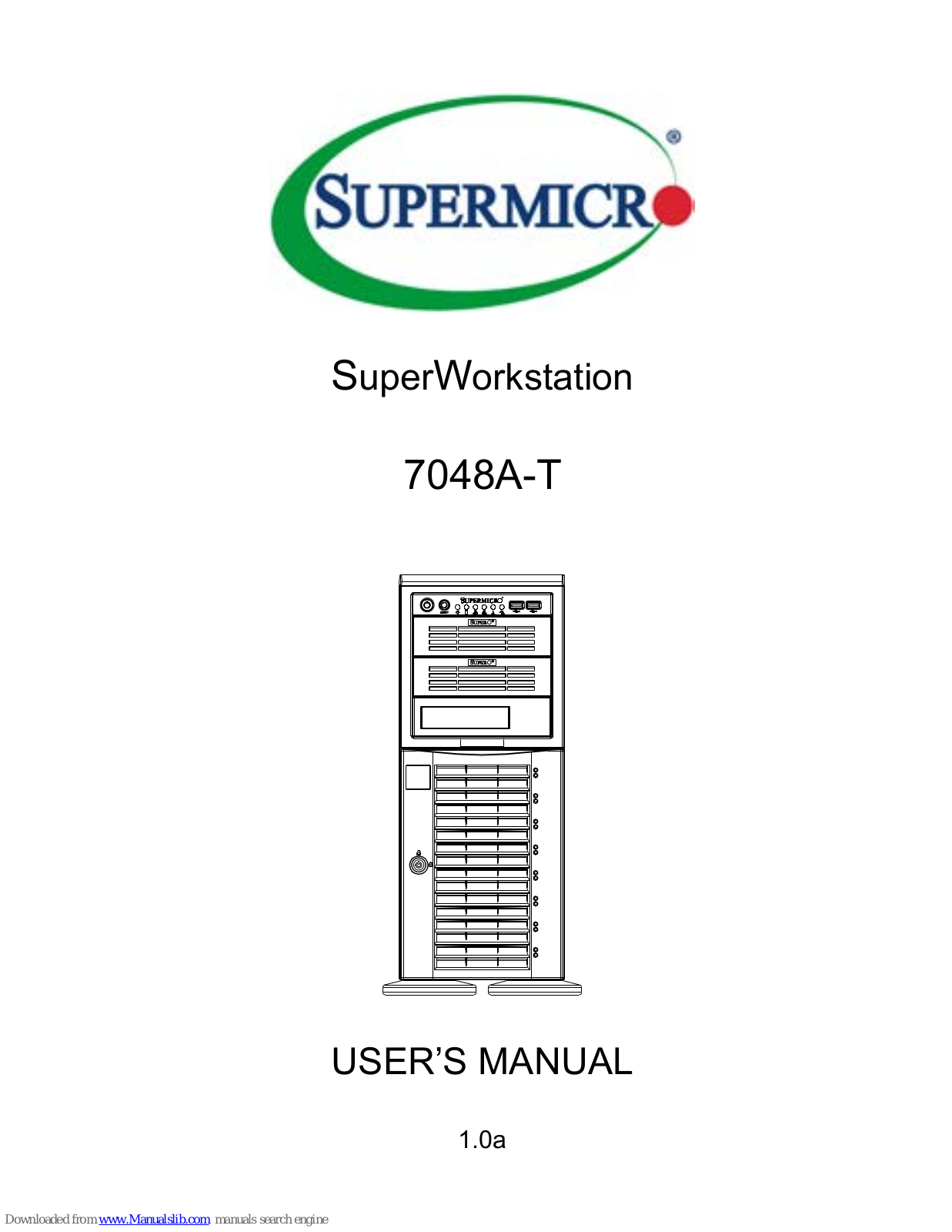 Supermicro SuperWorkstation 7048A-T User Manual