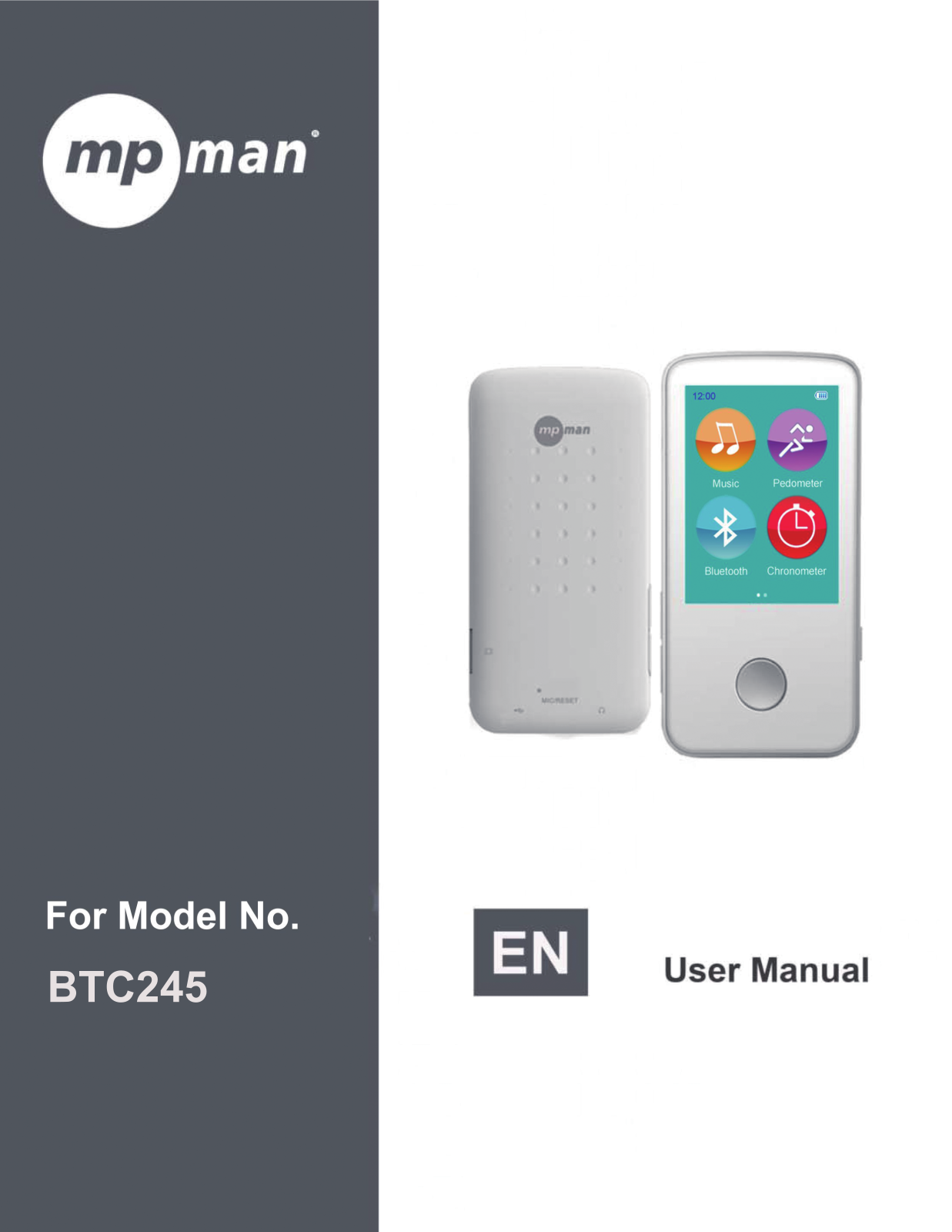 Mpman BTC244, BTC245 User Manual