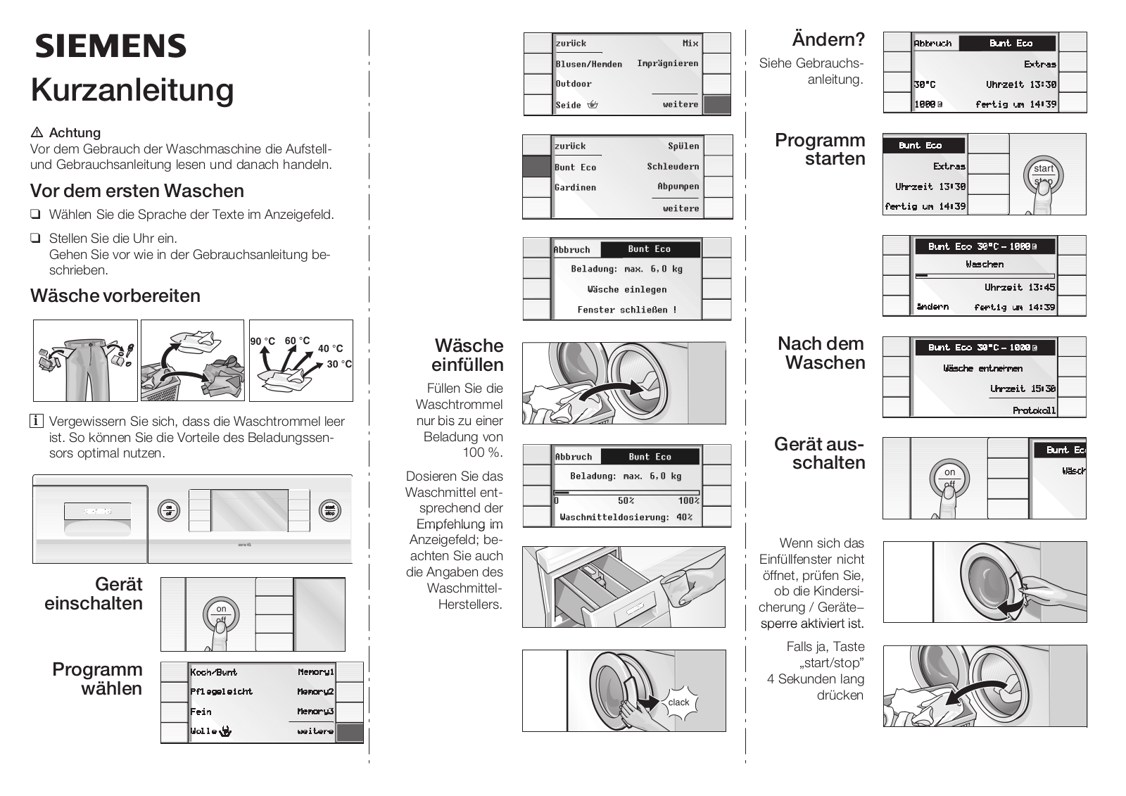 Siemens WIQ1833EU, WIQ1633EU User Manual