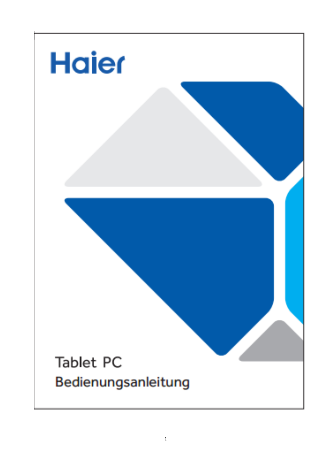 Haier Information Technology PAD702 User Manual