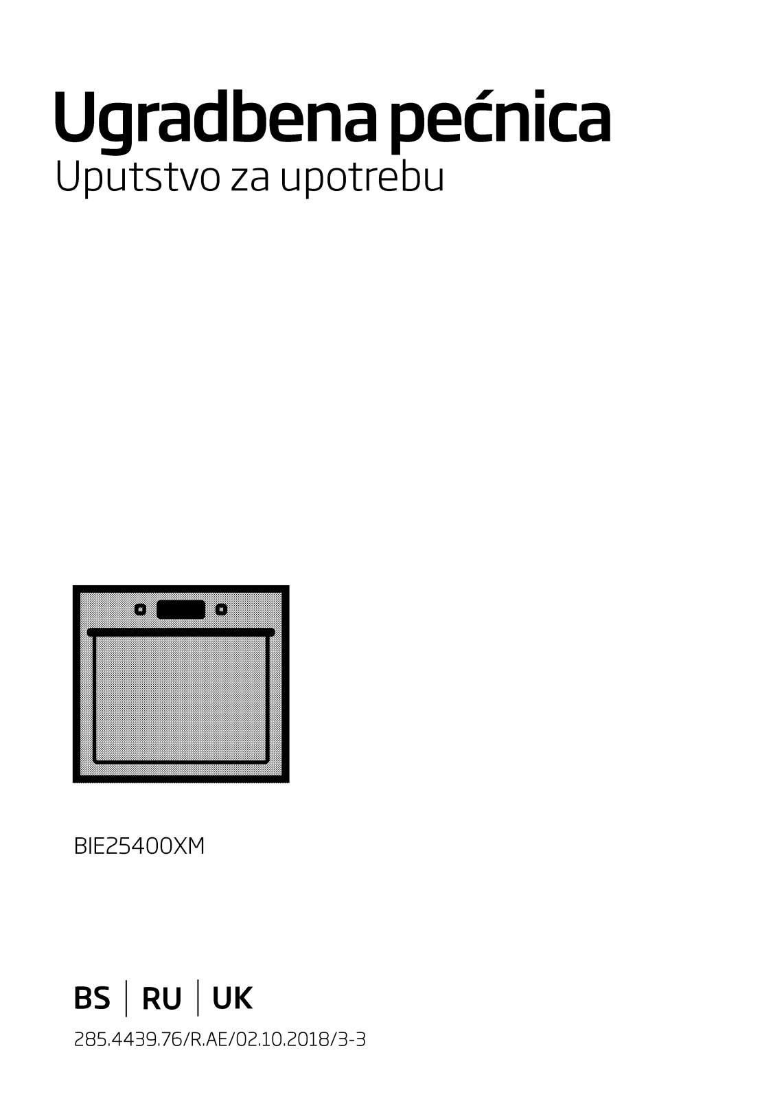 Beko BIE25400XM User manual