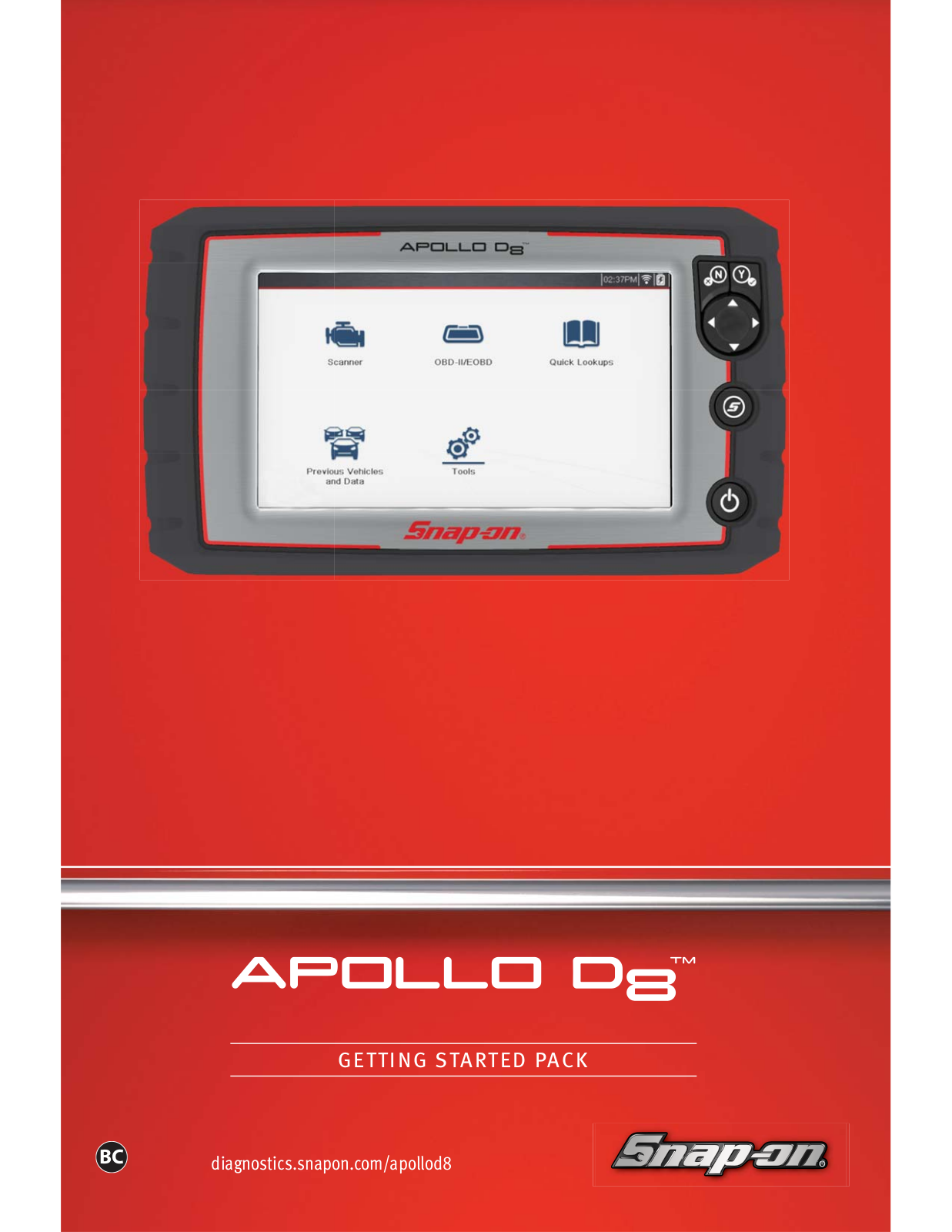 Snap-On APOLLO D8 Quick Start Manual