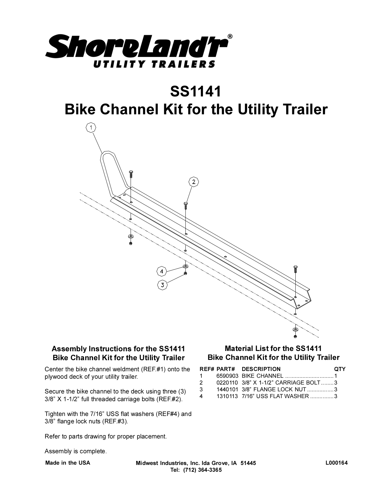 ShoreLand'r SS1141 User Manual