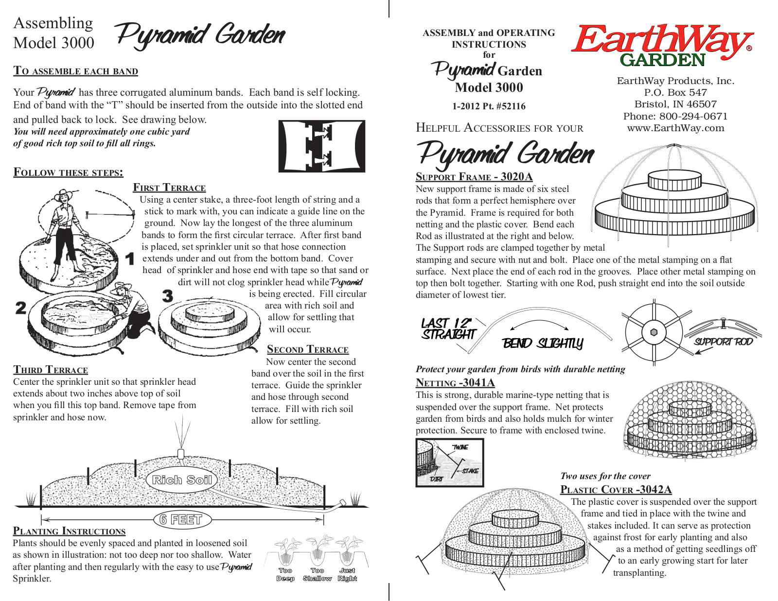 Earthway 3000 User Manual