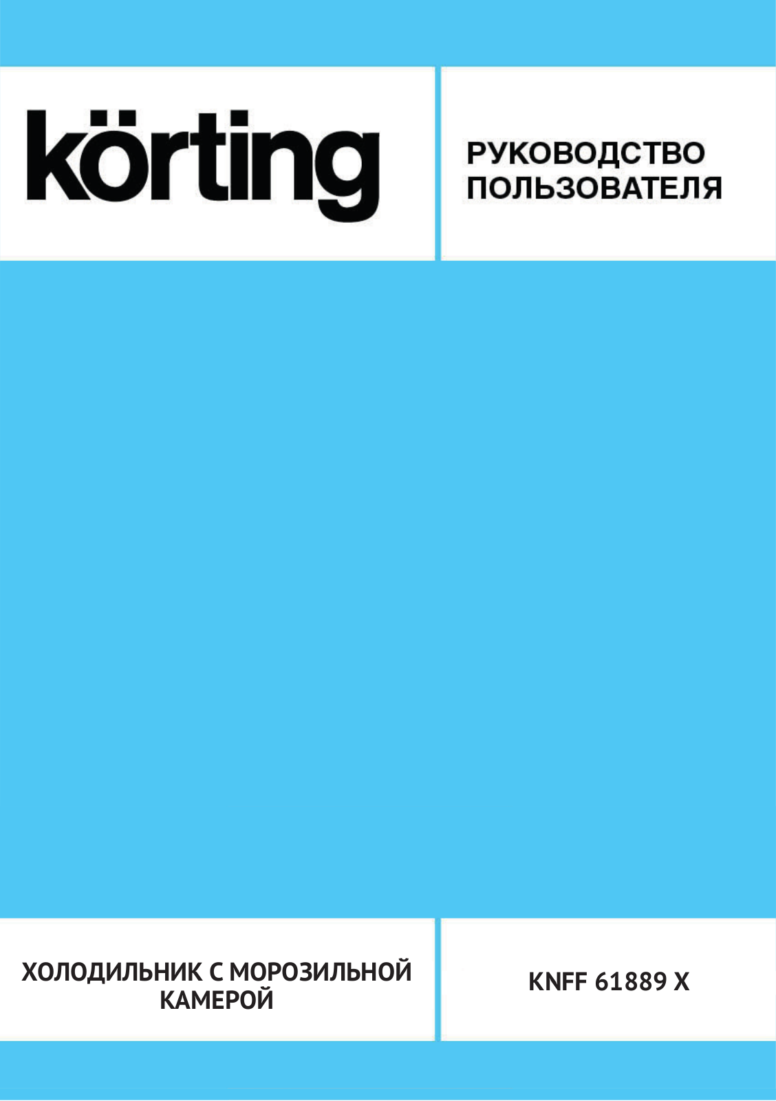 Korting KNFF 61889 X User Manual