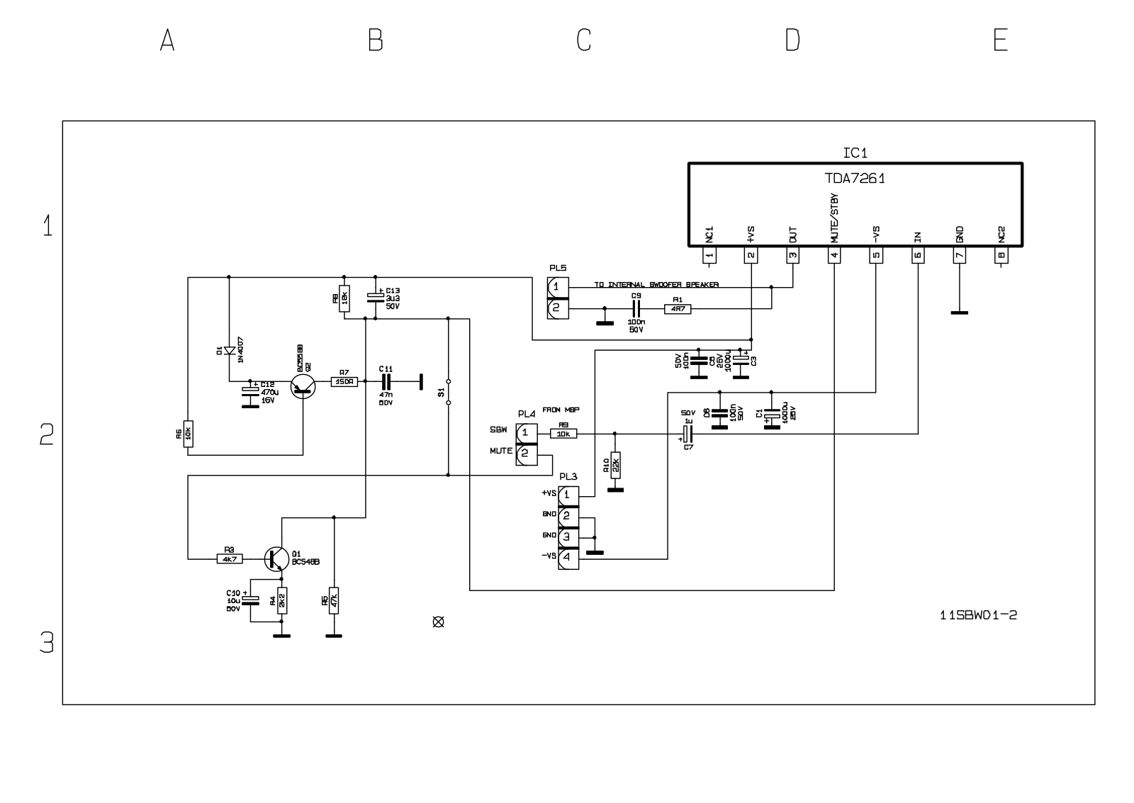 Vestel 11SBW01-2 schematic