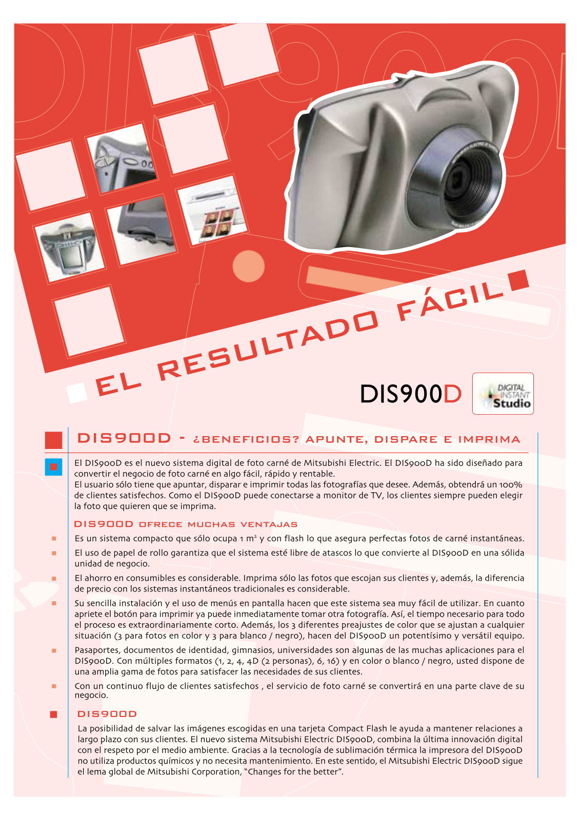 Mitsubishi DIS900D User Manual