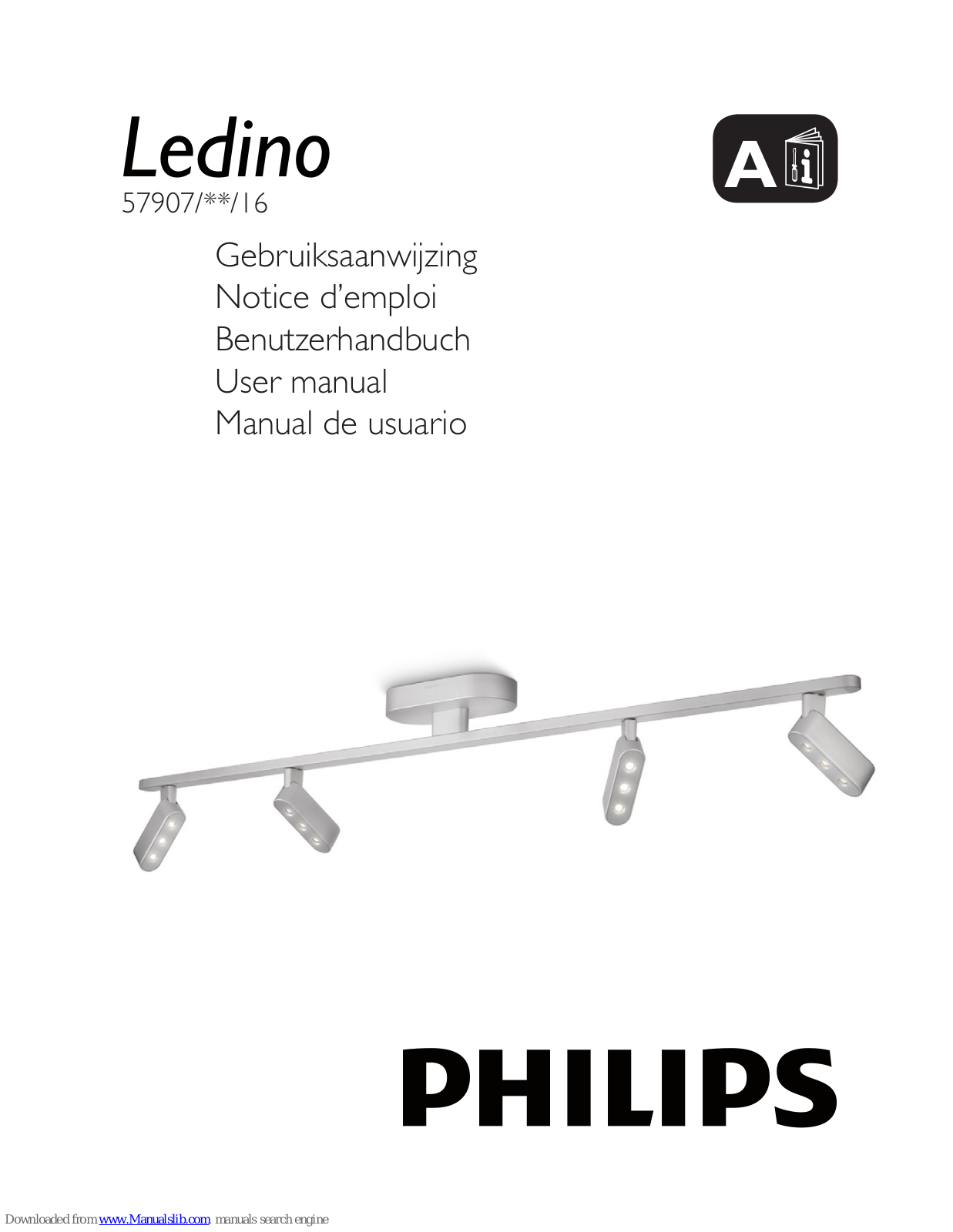 Philips 57907-31-16, 57907-48-16, Ledino 57907/**/16 User Manual