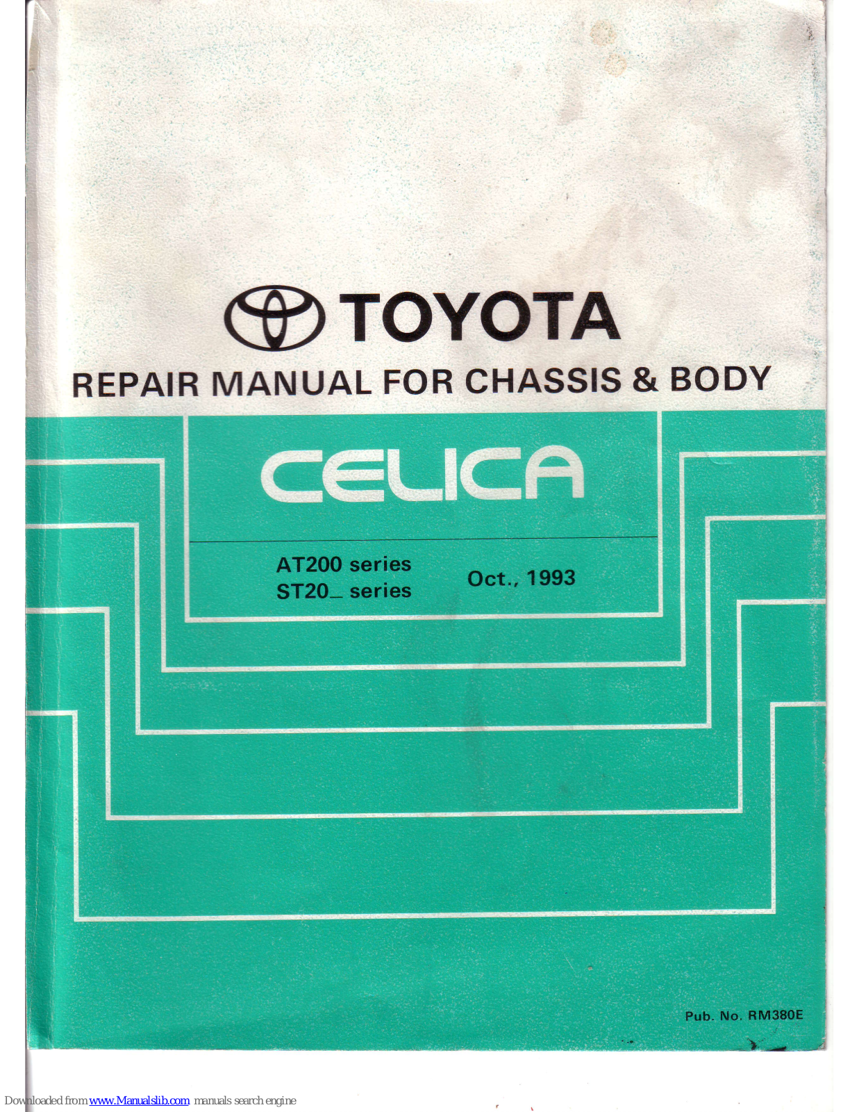 Toyota Celica 1993 User Manual