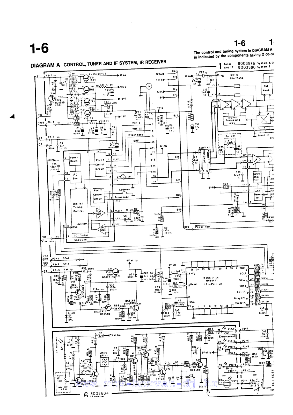 Bang Olufsen 3743 schematic