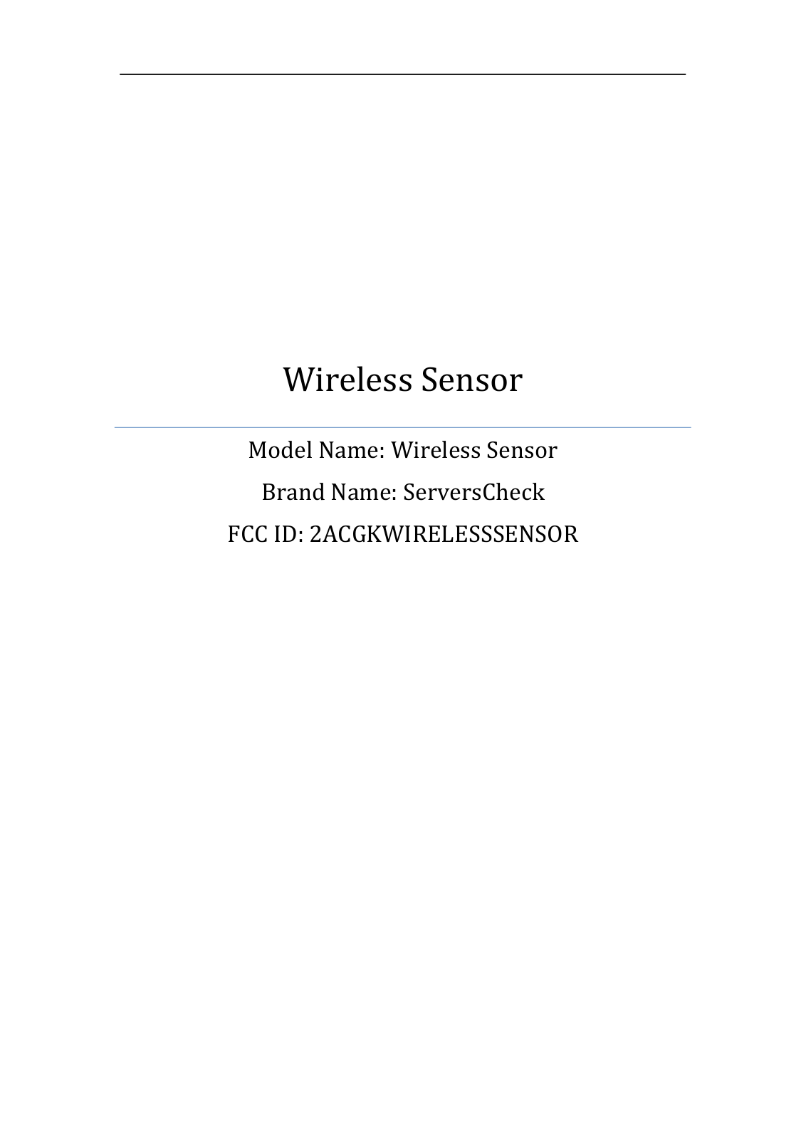 ServersCheck Europe WIRELESSSENSOR Users manual - ManualMachine.com