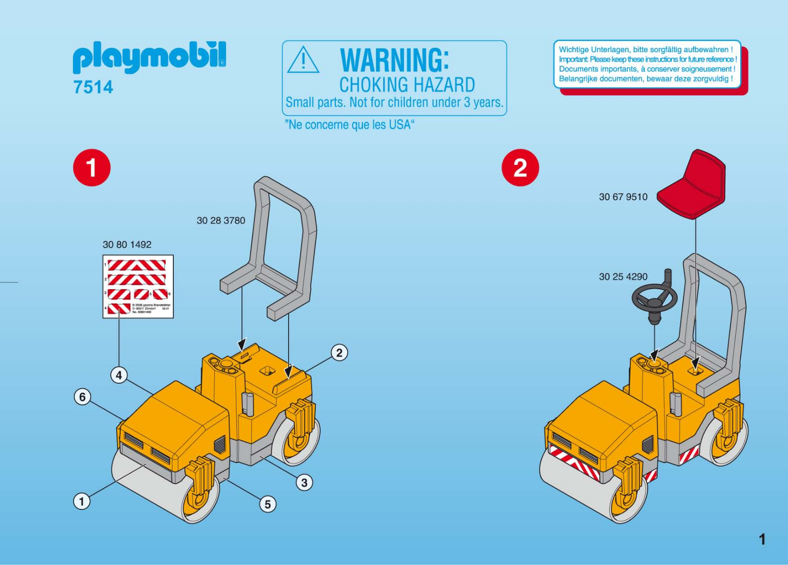 Playmobil 7514 Instructions