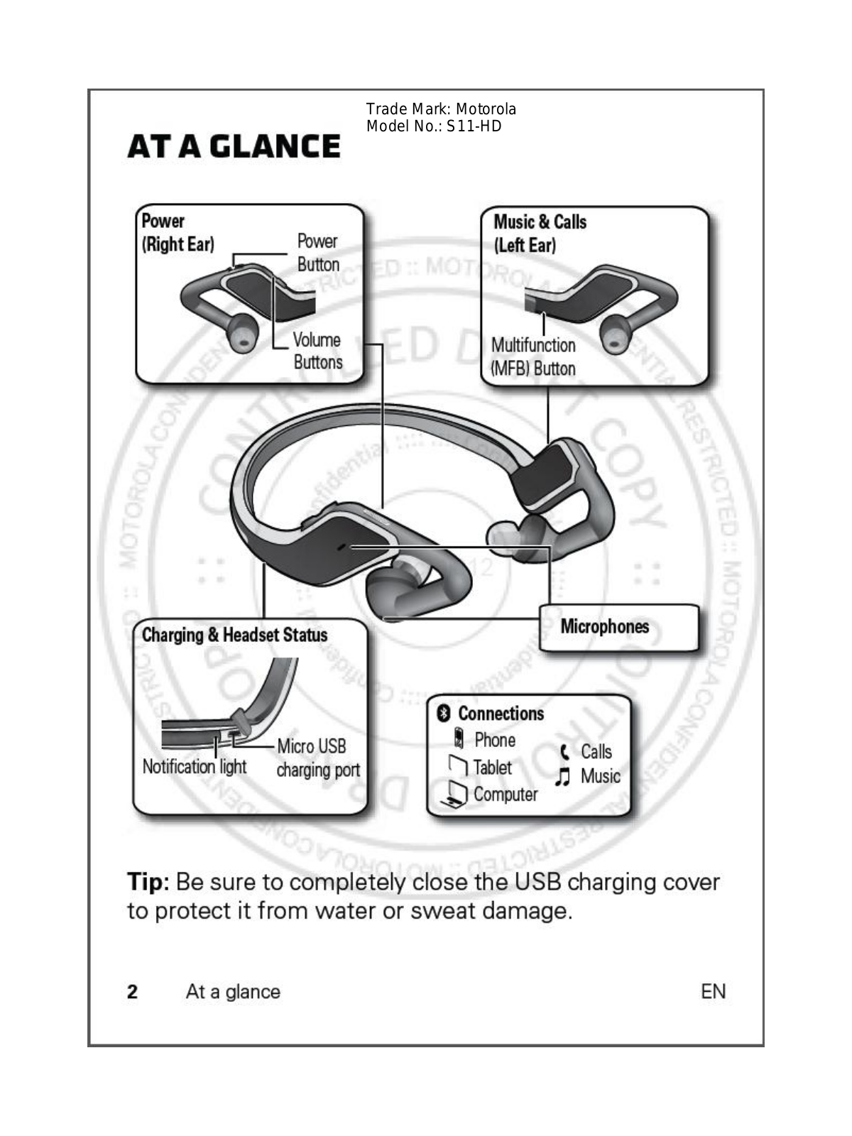 Motorola T6ND3 User Manual