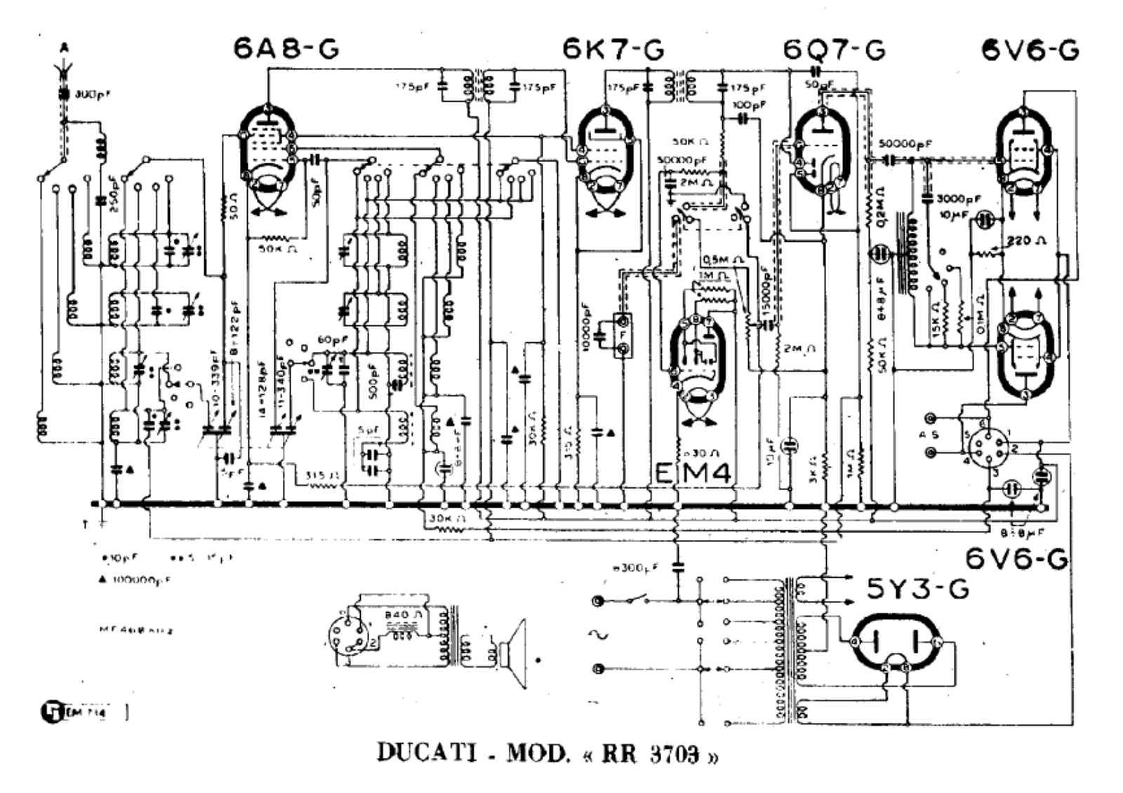 Ducati rr3703 schematic