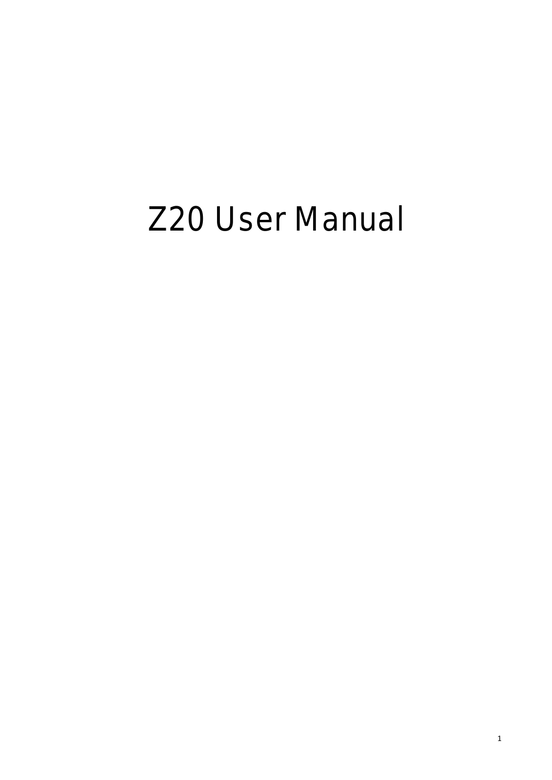 orativo Lanix de C V Z20 User Manual