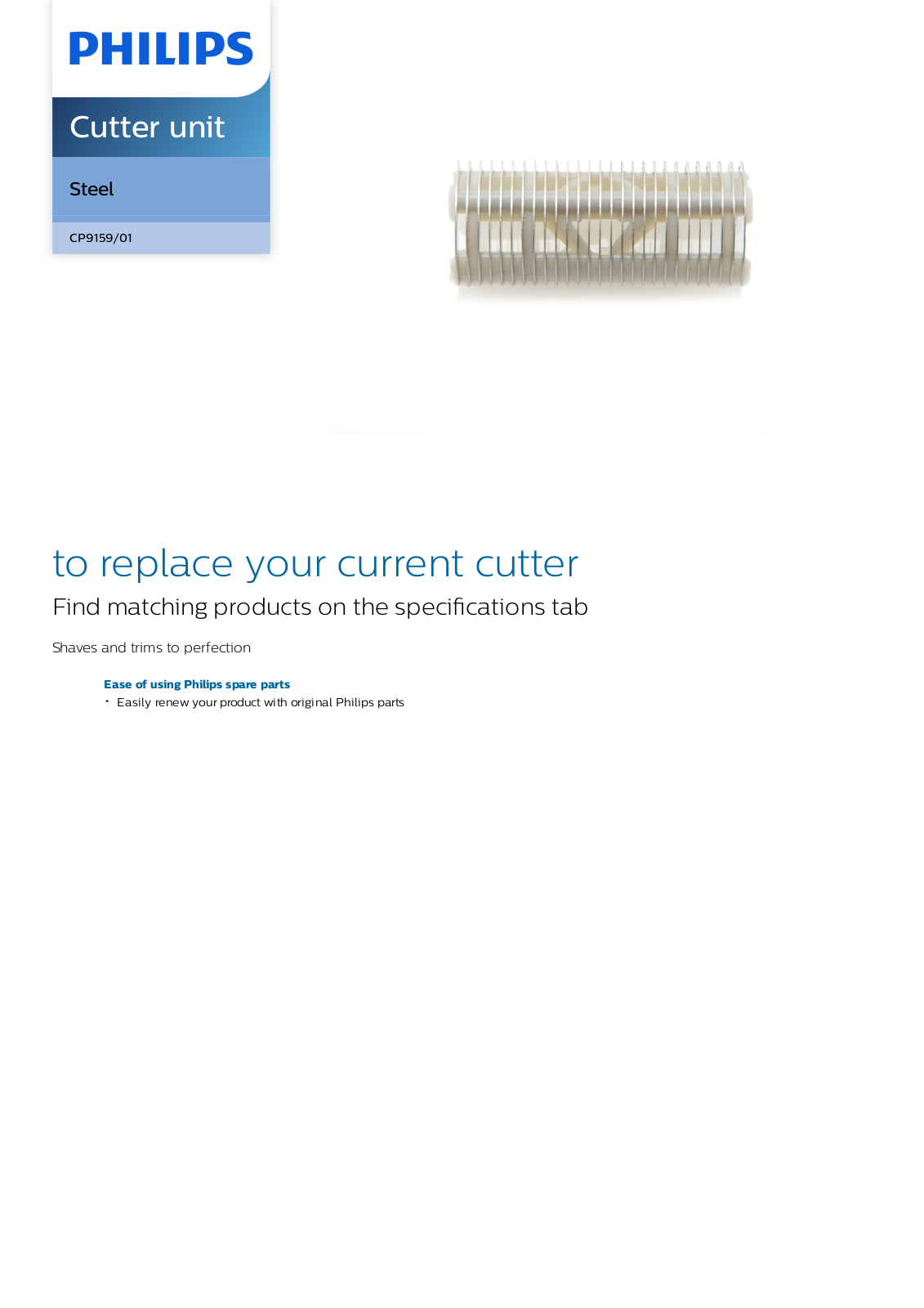 Philips CP9159/01 leaflet - ManualMachine.com