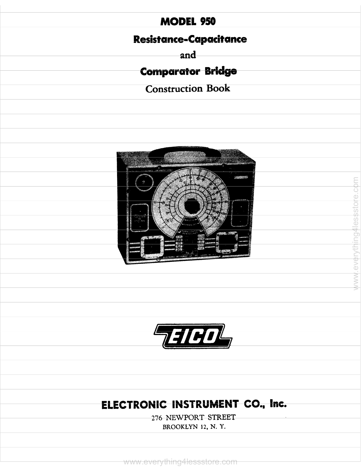 Eico 950 User Manual