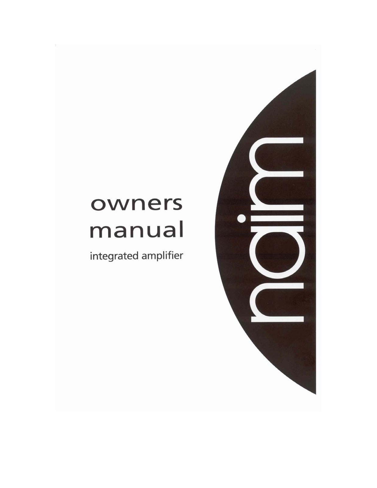 Naim Audio NAIT 3 Owners manual