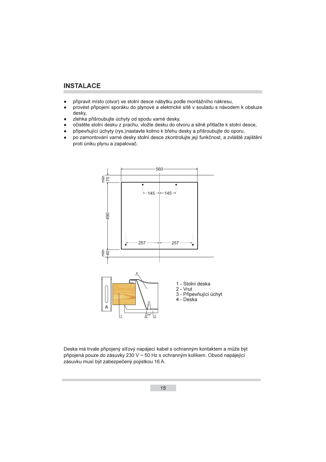 Amica DP 6401 LZB, DP 6411 LZX User Manual