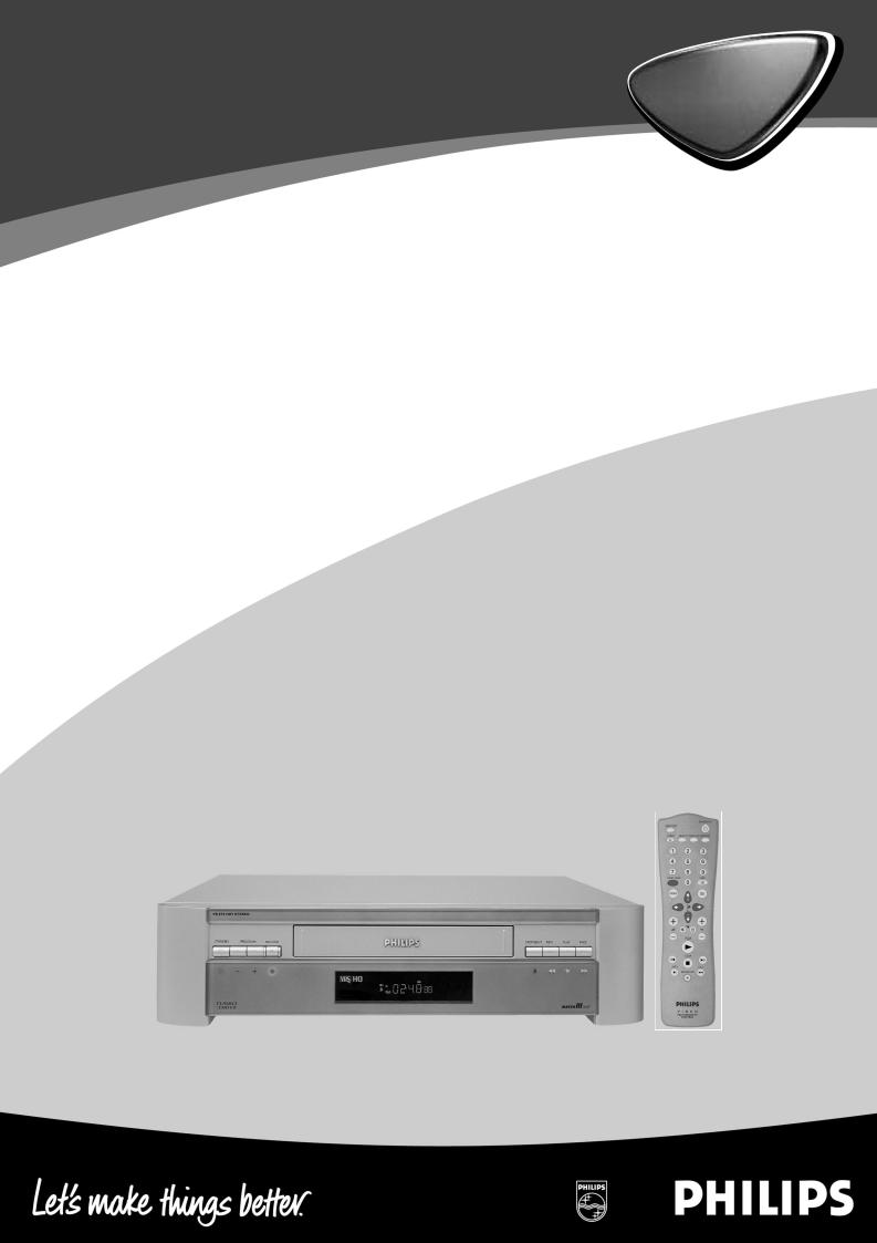 Philips VR870L/02, VR870P/02, VR870CC/02 User Manual