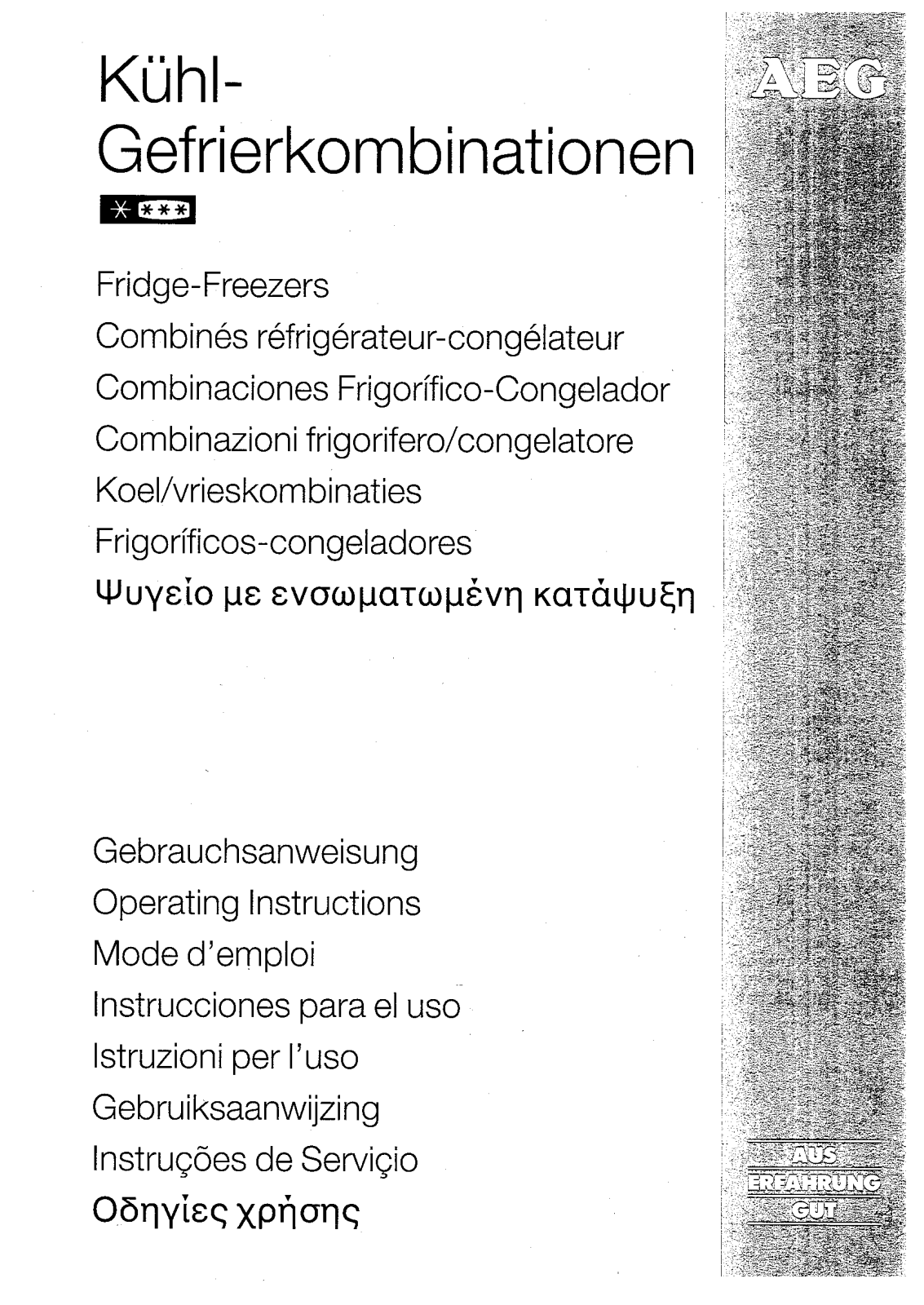 AEG S3610KG, S3502KG, S3630-4KG, S4132-1KG, S3550KG User Manual