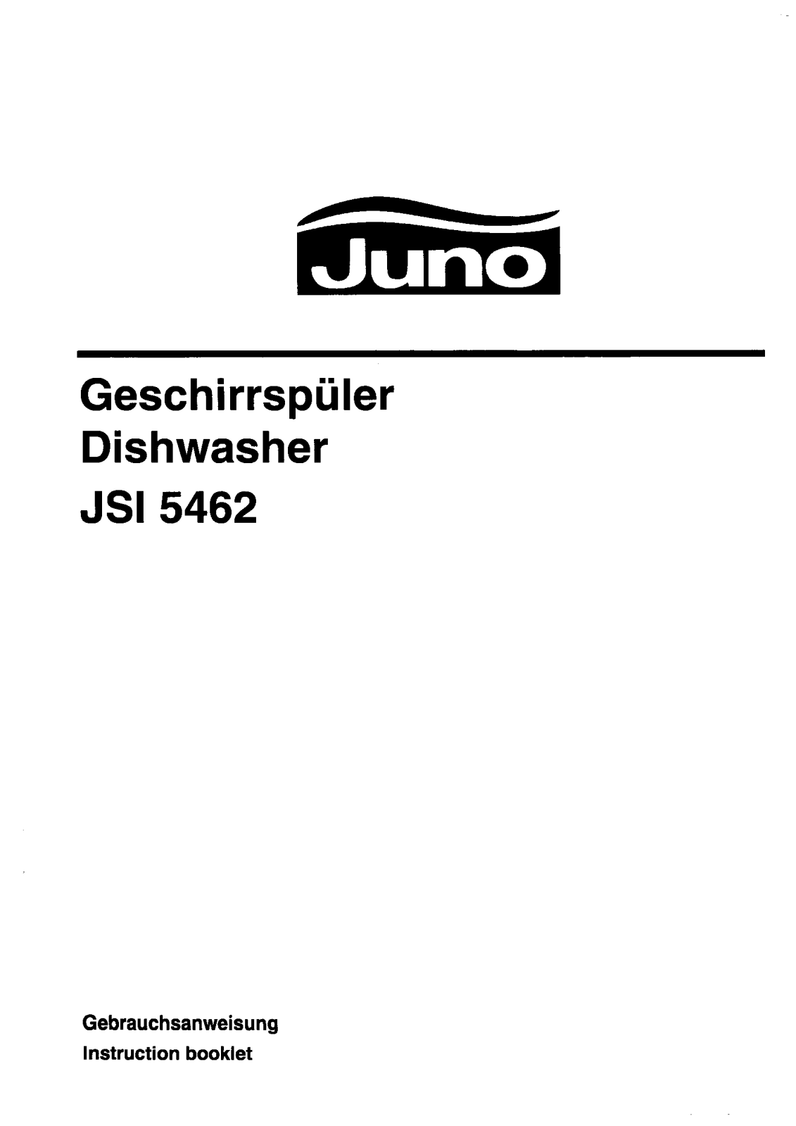 Juno JSI5462E, JSI5462B, JSI5462W User Manual