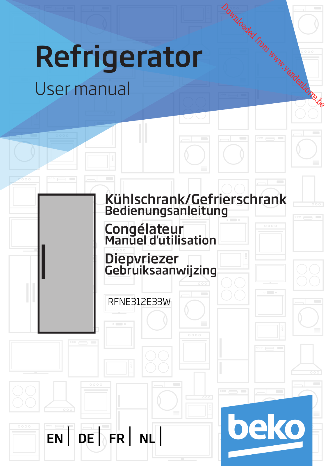 BEKO RFNE312E43WN User Manual