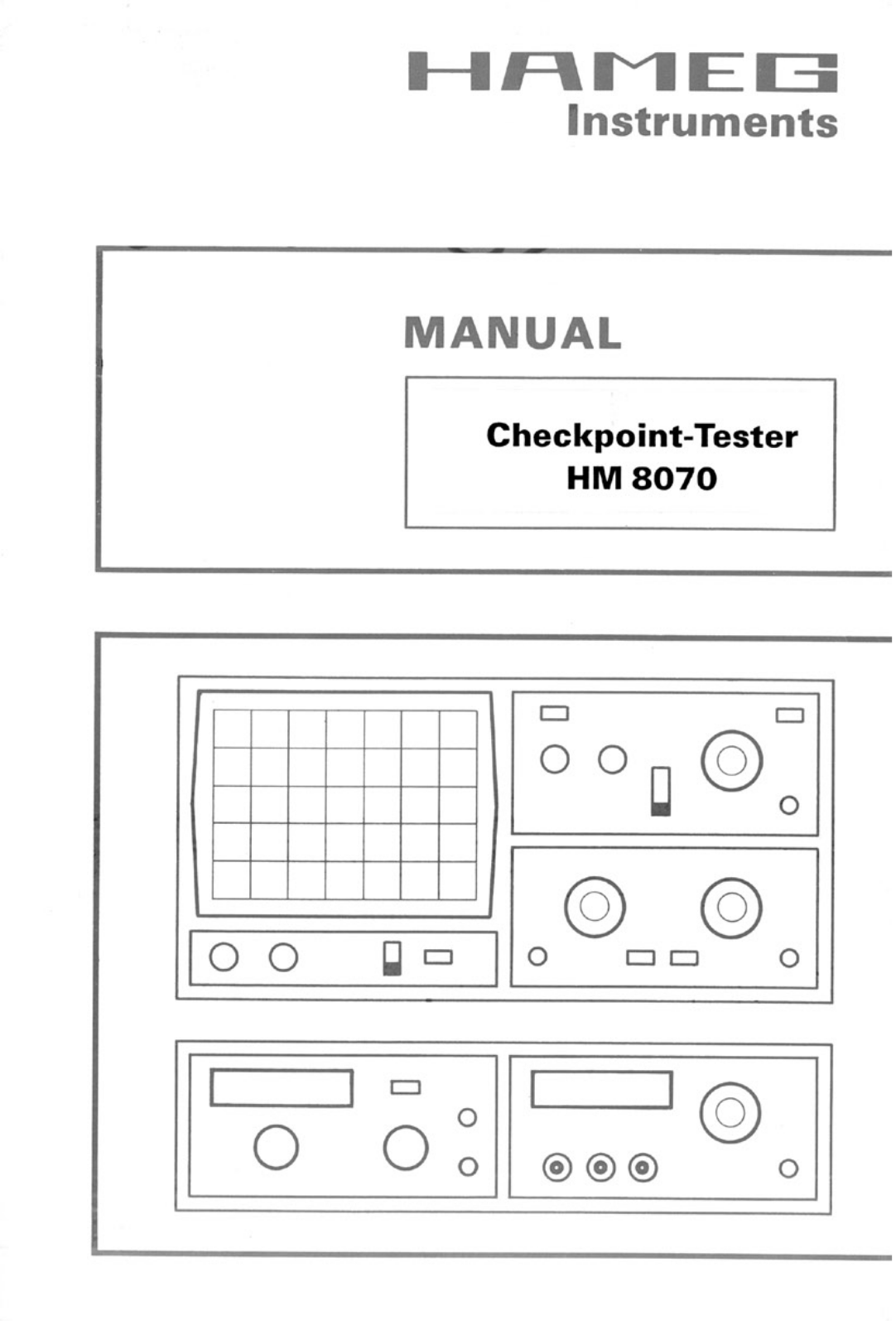 HAMEG HM8070 User Guide