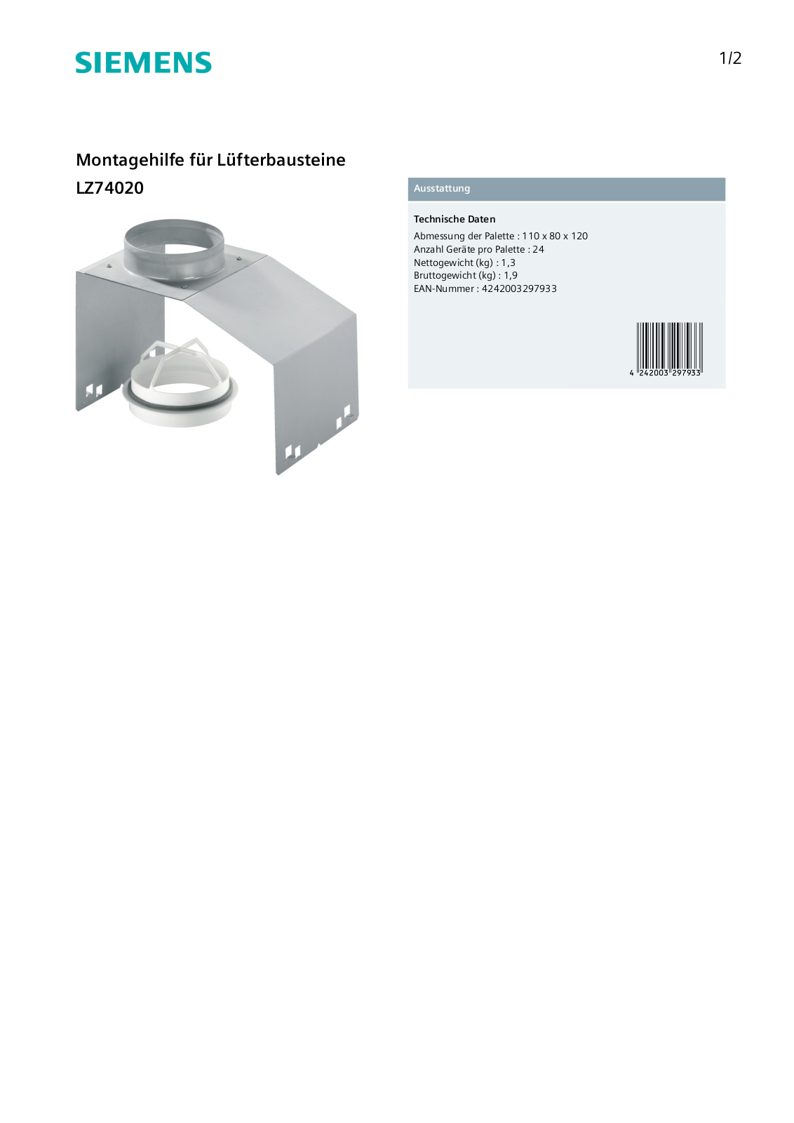 Siemens LZ74020 User Manual