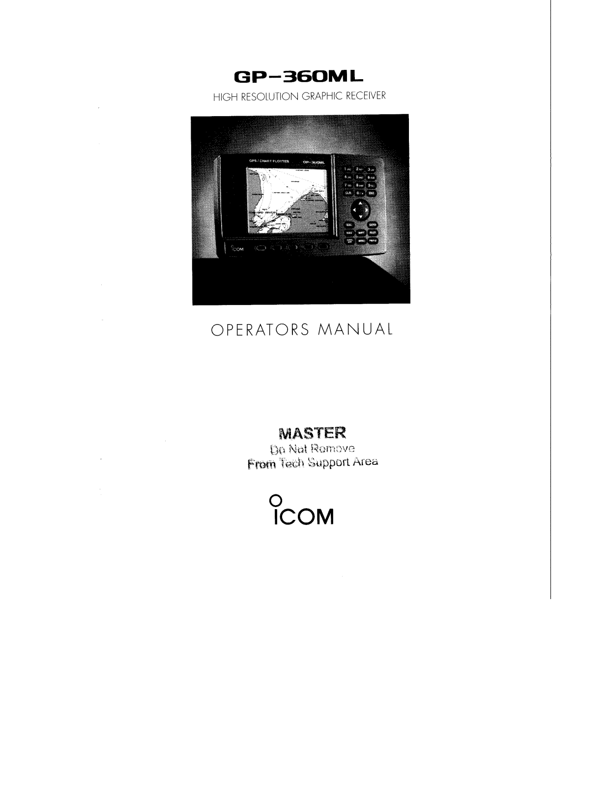 Icom GP-360 User Manual