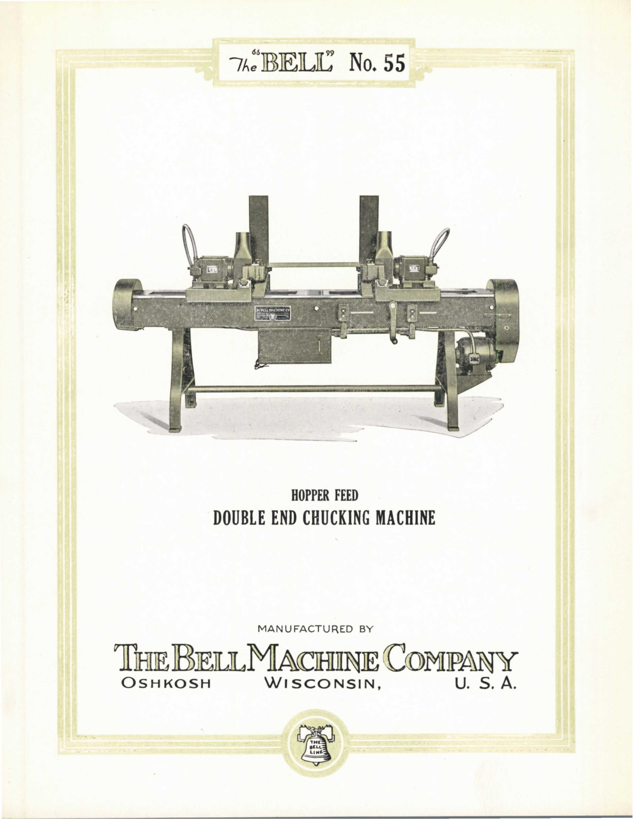 Bell Machine Bell No. 55 Double End Chucking Machine - Hopper Feed Other - ManualMachine.com