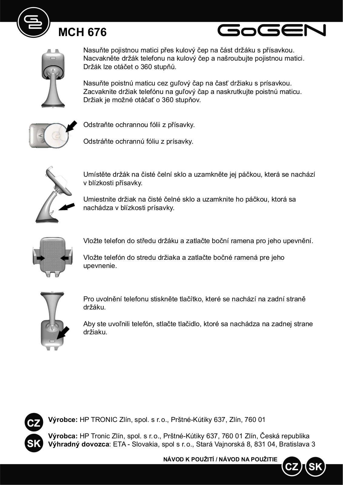 GoGEN MCH 676 User Manual