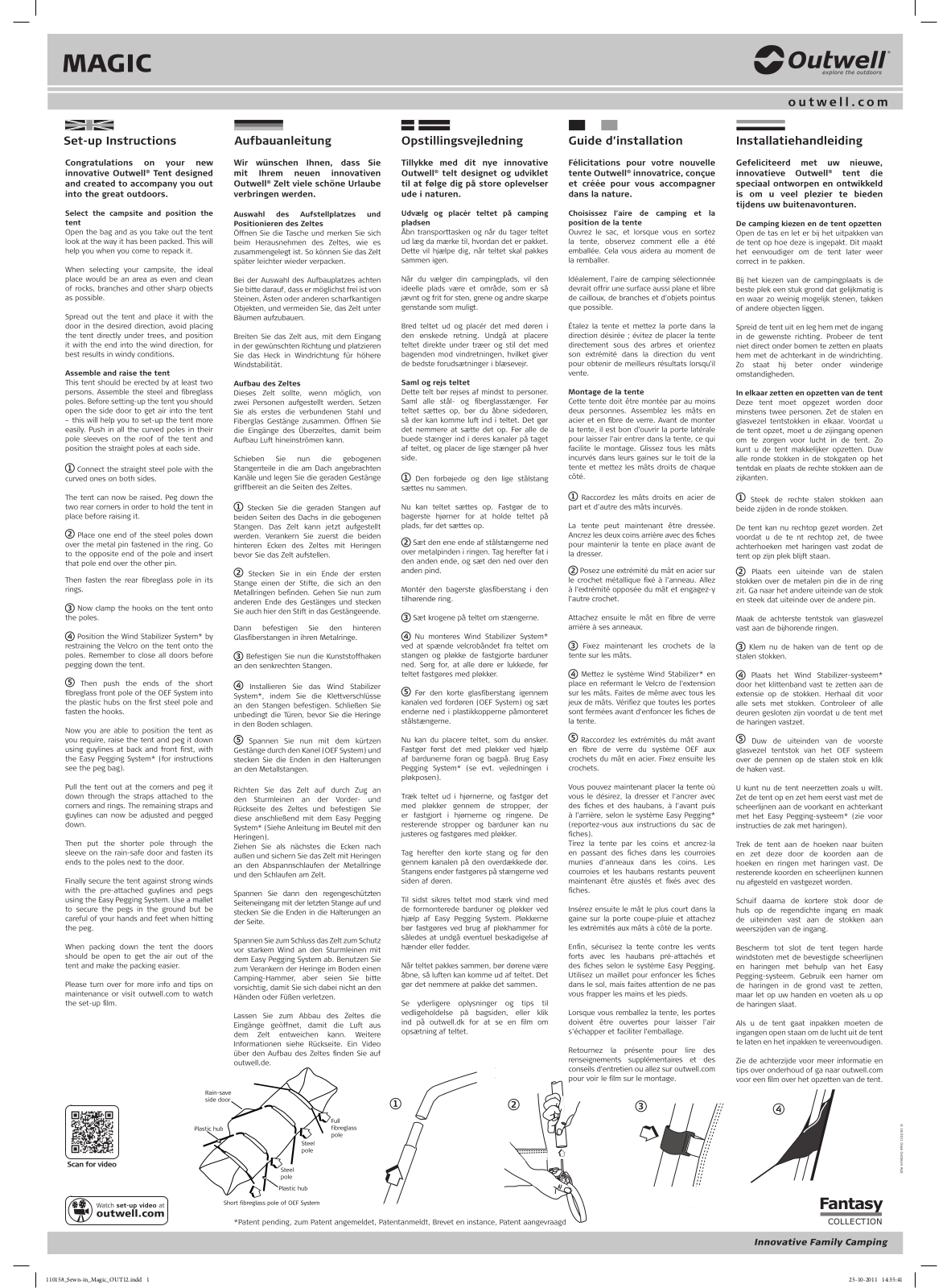 Outwell Fantasy Magic User Manual - ManualMachine.com