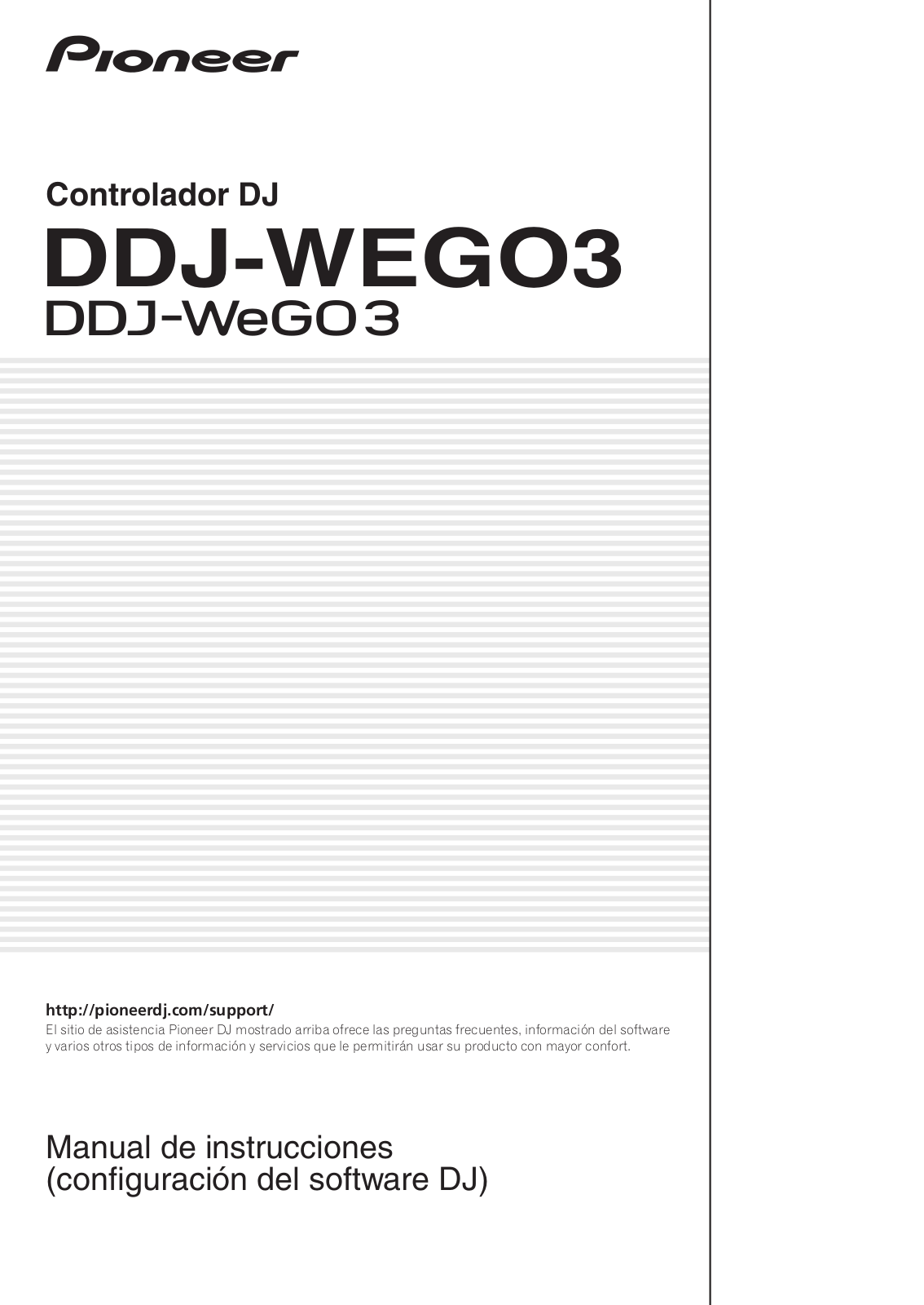 Pioneer DDJ-WeGO3 Software manual