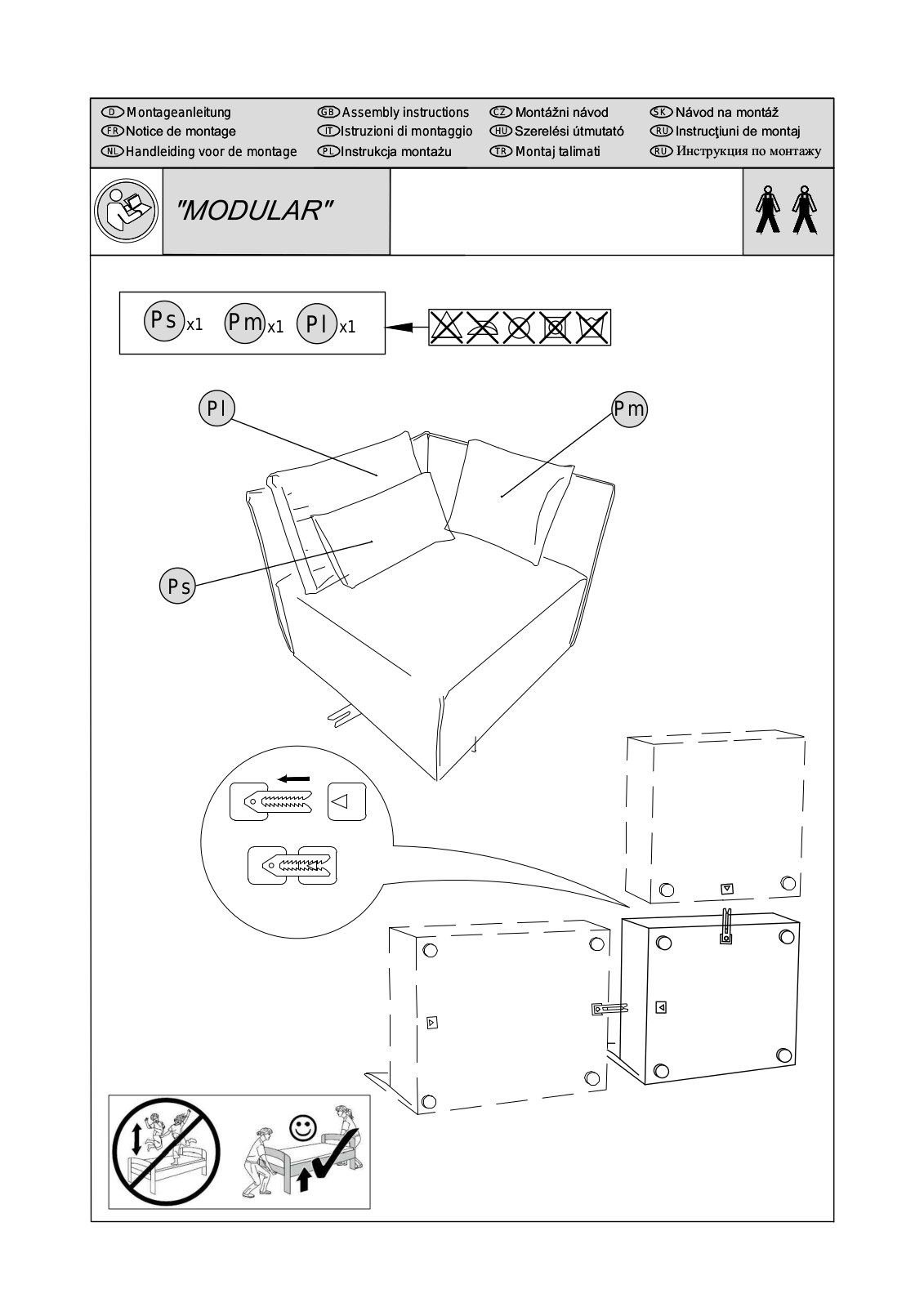 elbgestoeber Elbdock Assembly instructions