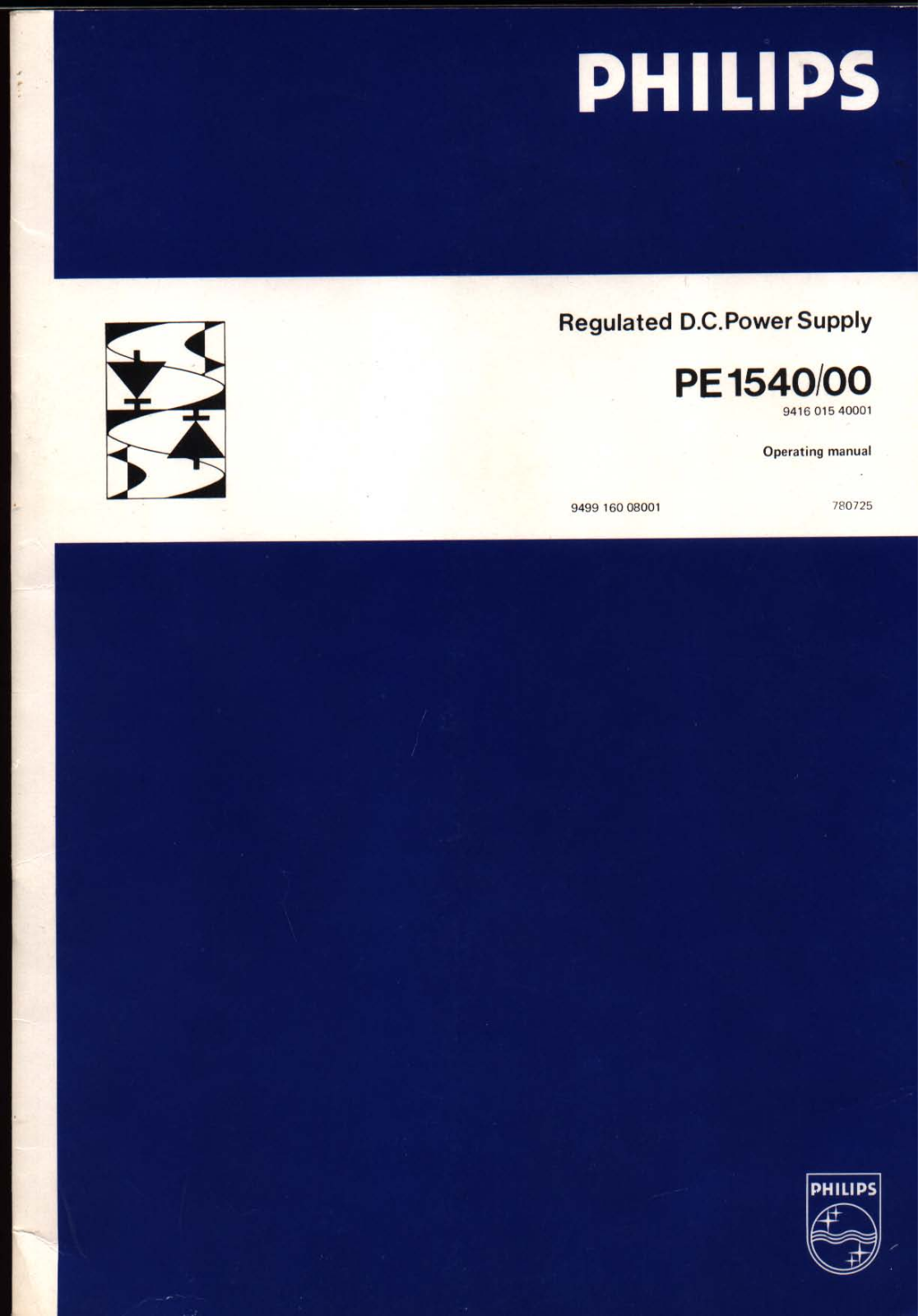 Philips pe1540 User Manual