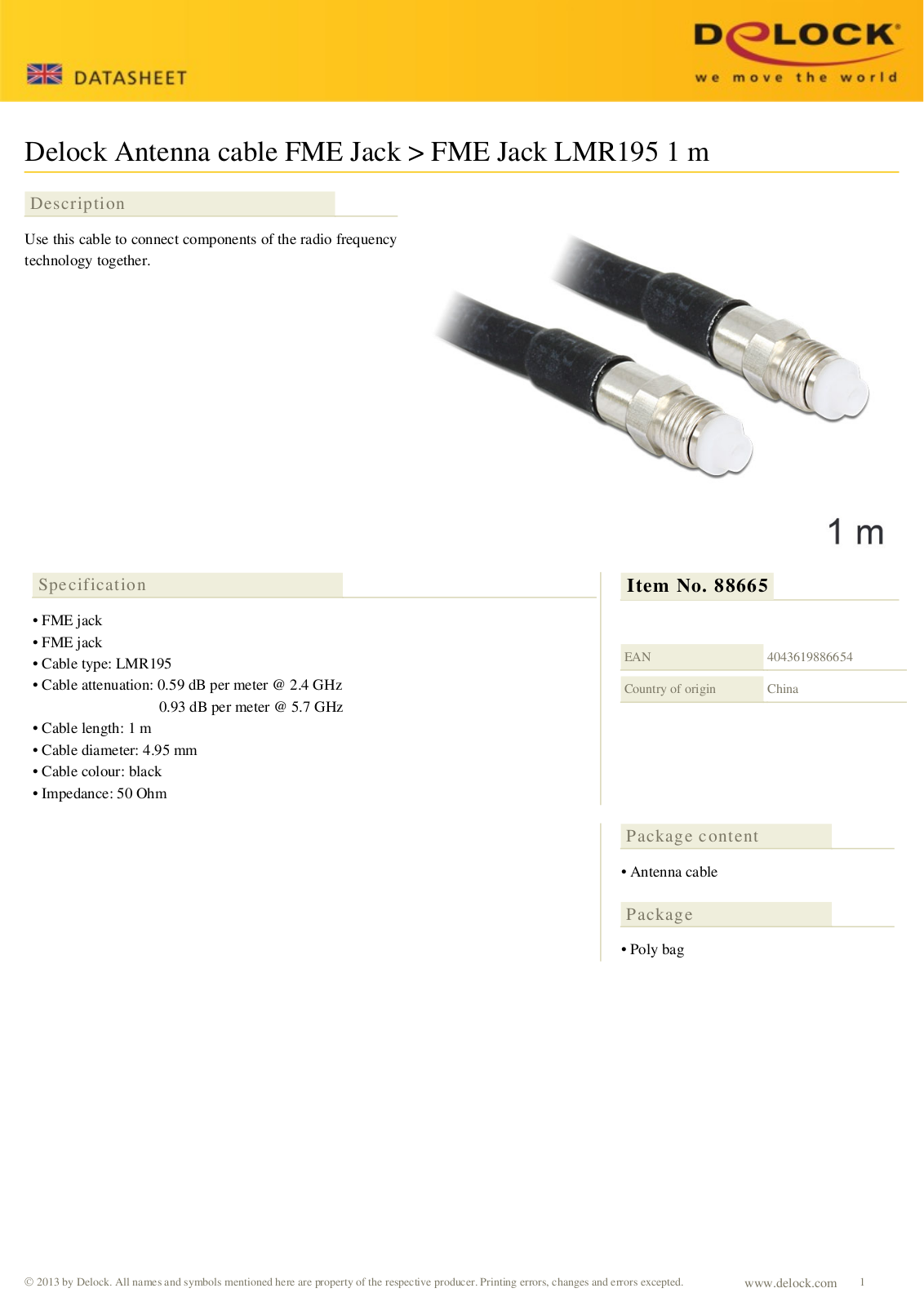 DeLOCK 88665 User Manual