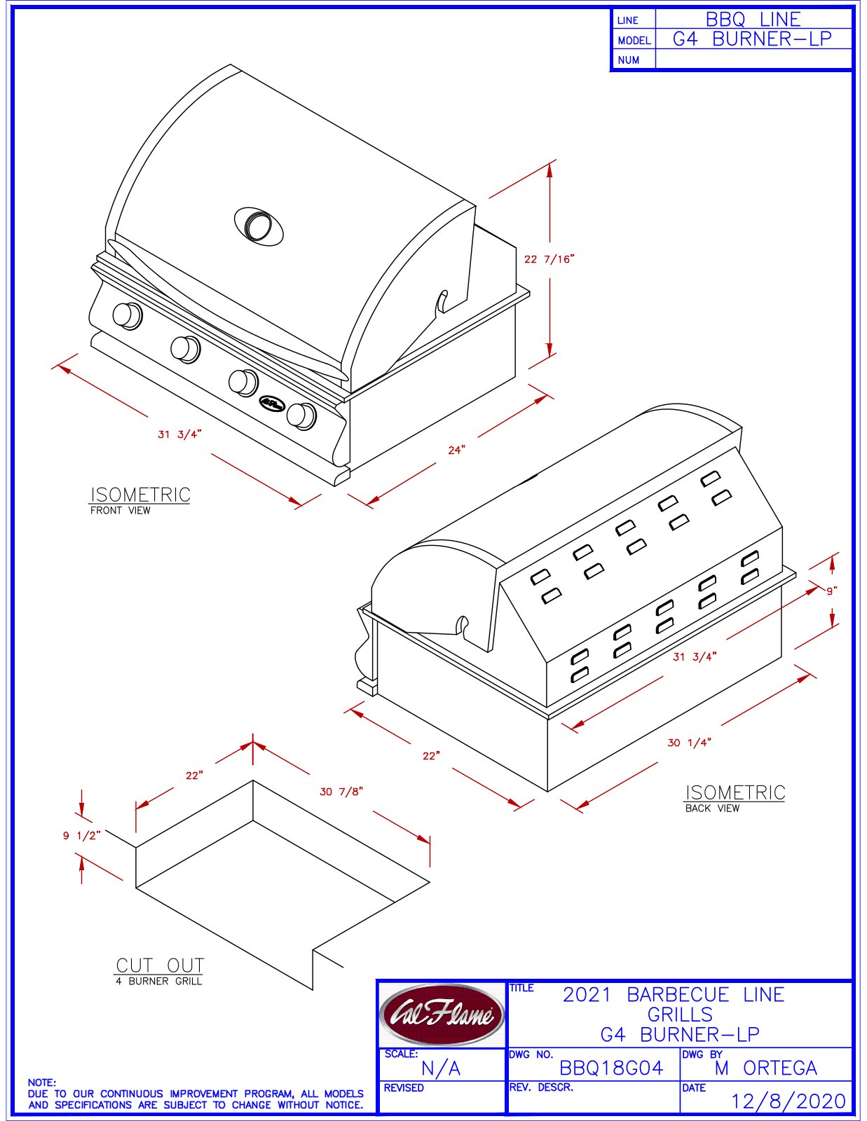 Cal Flame FMN1060 Specifications - ManualMachine.com