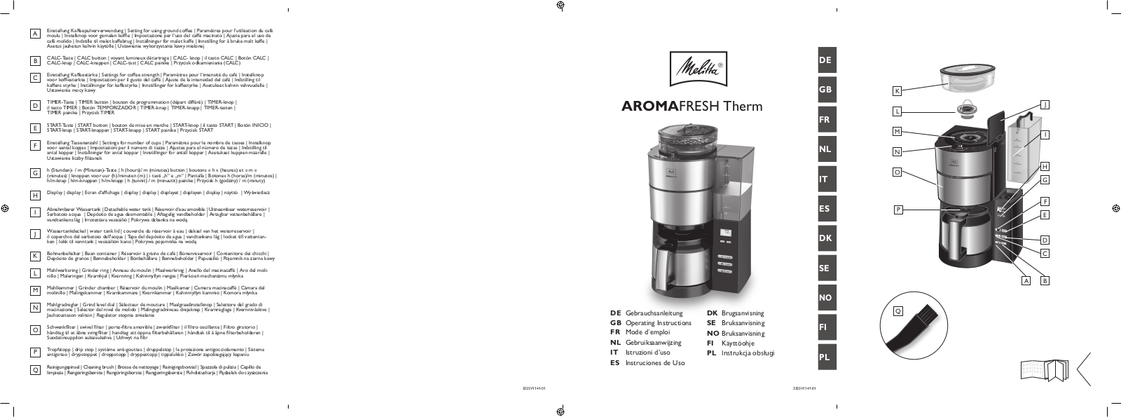 Melitta AromaFresh Therm User Manual