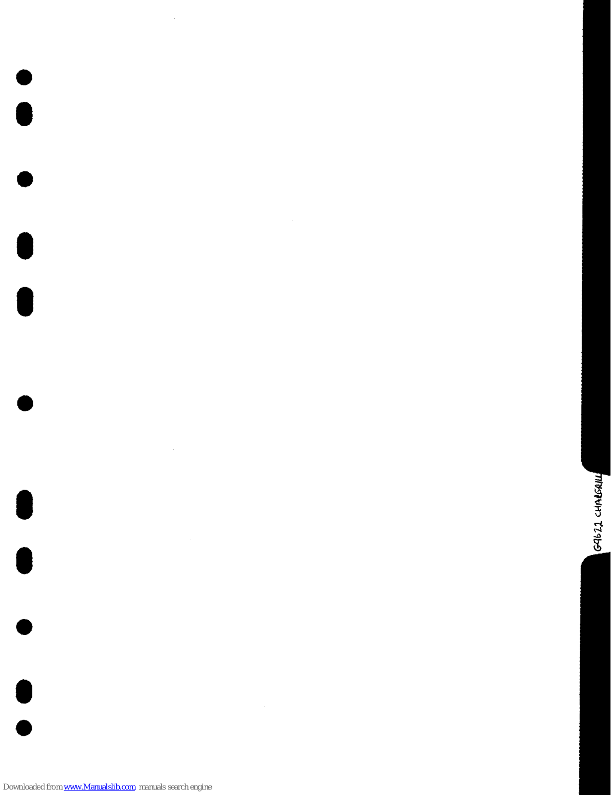 Falcon G9622, G9922, G9122 Instruction Manual