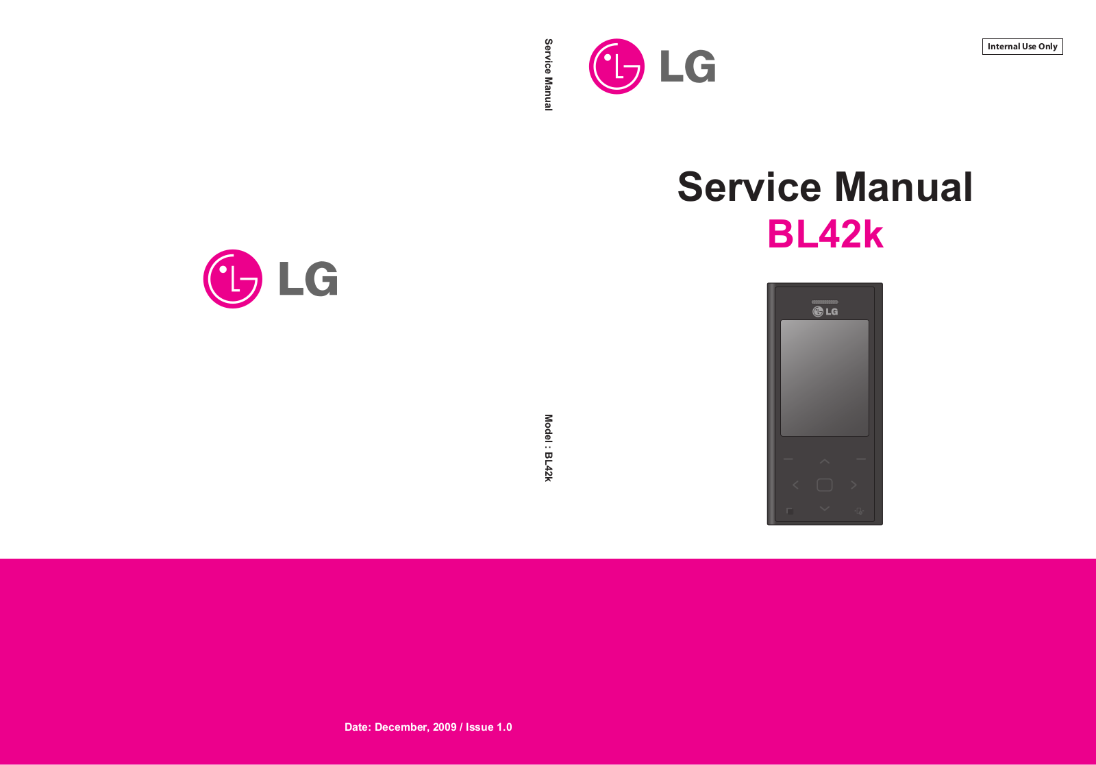 LG BL42K Service Manual