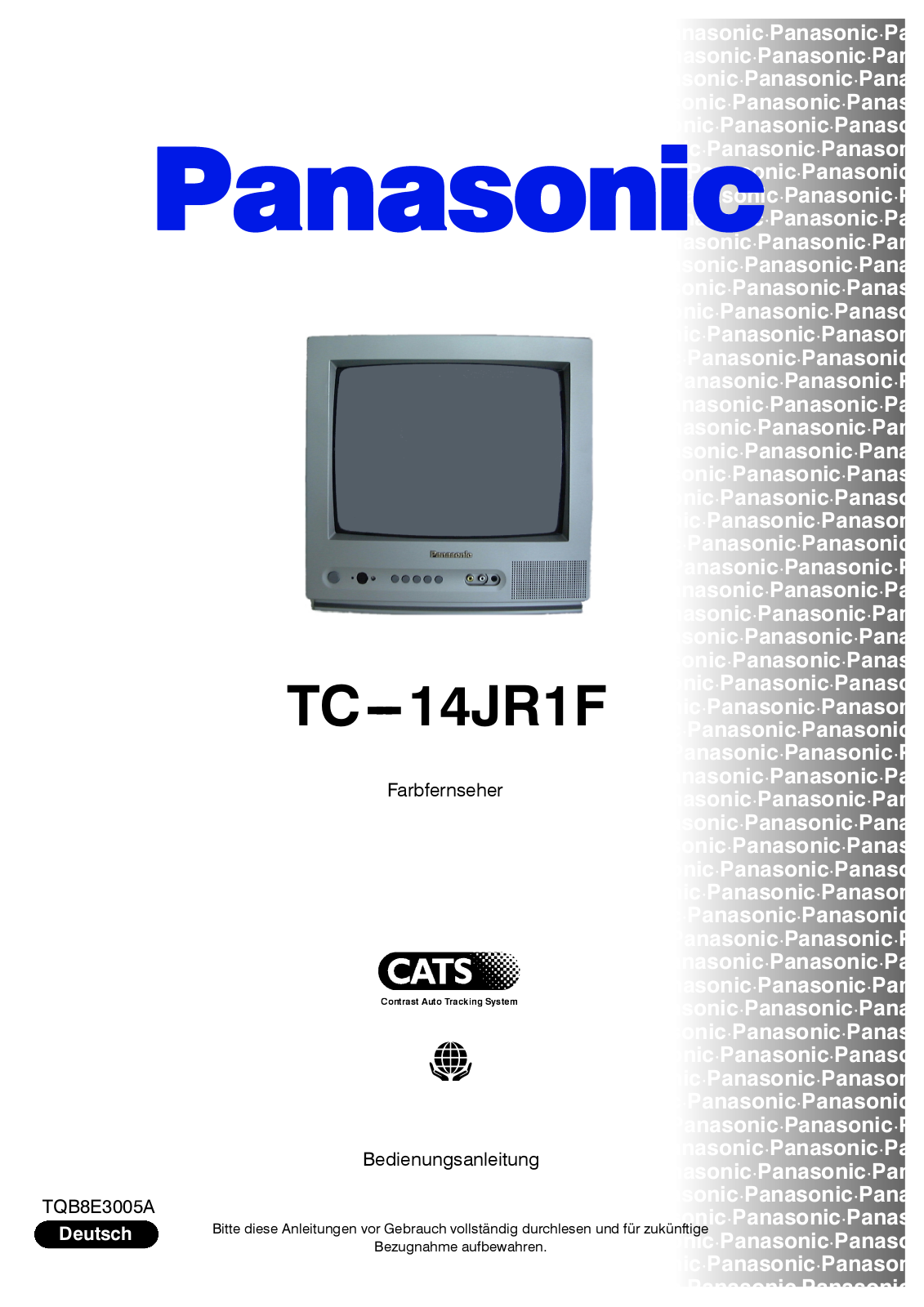 PANASONIC TC-14JR1F User Manual