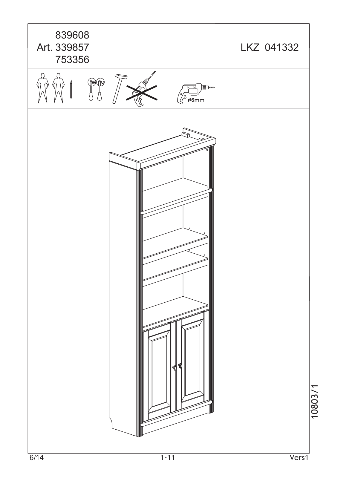 Home affaire Cliff Assembly instructions