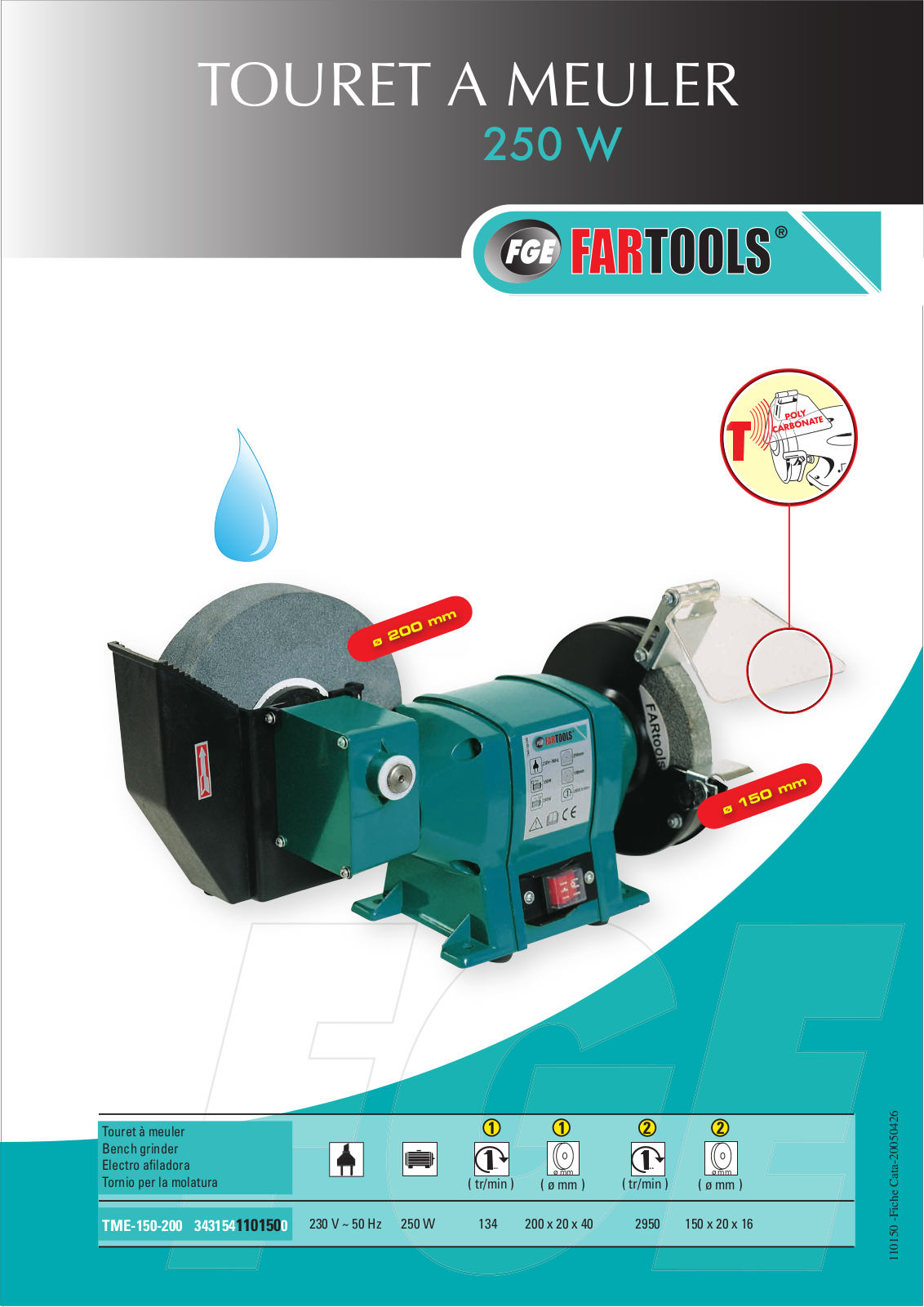 FARTOOLS TME 150-200 User Manual