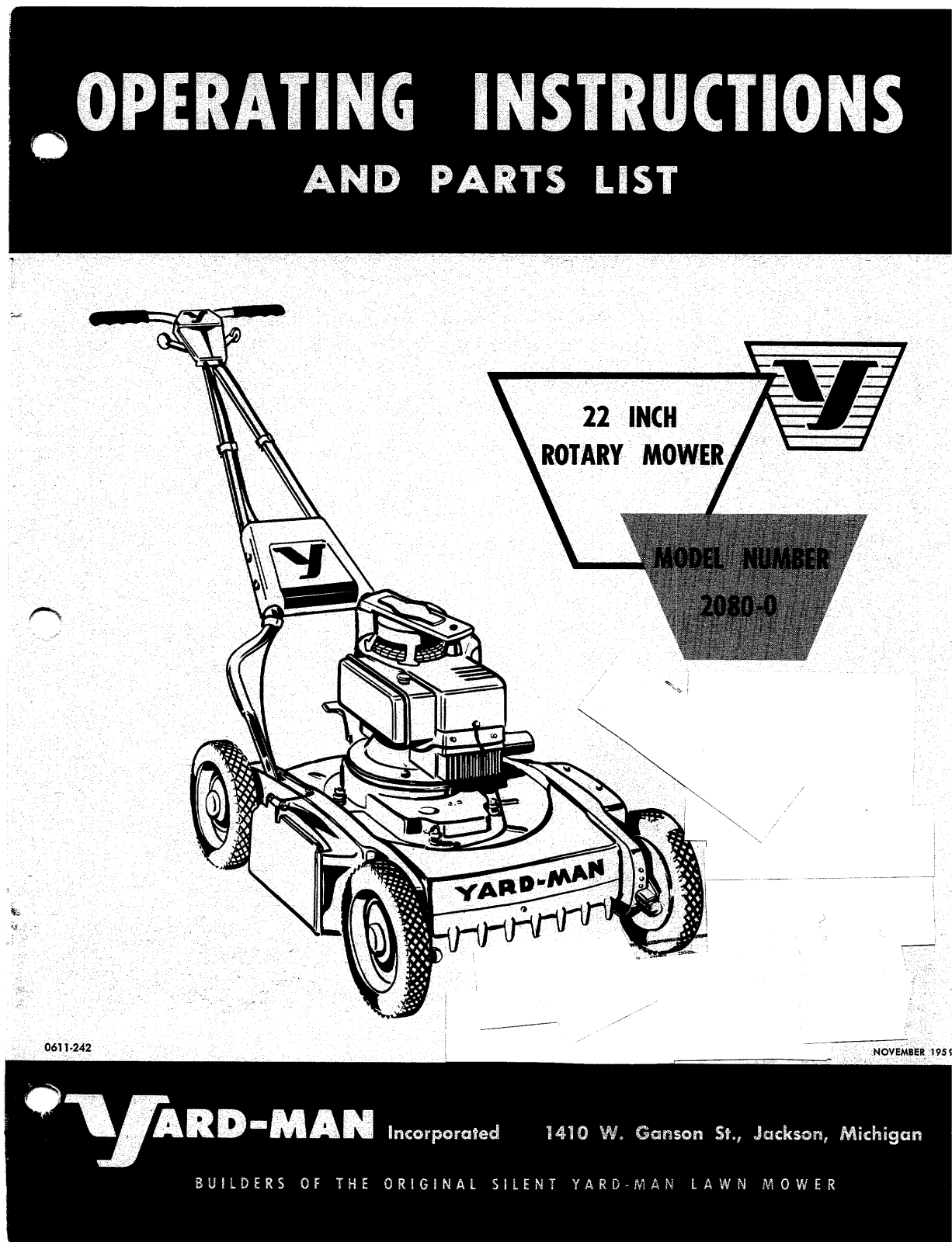 ryobi 2080-0 owners Manual